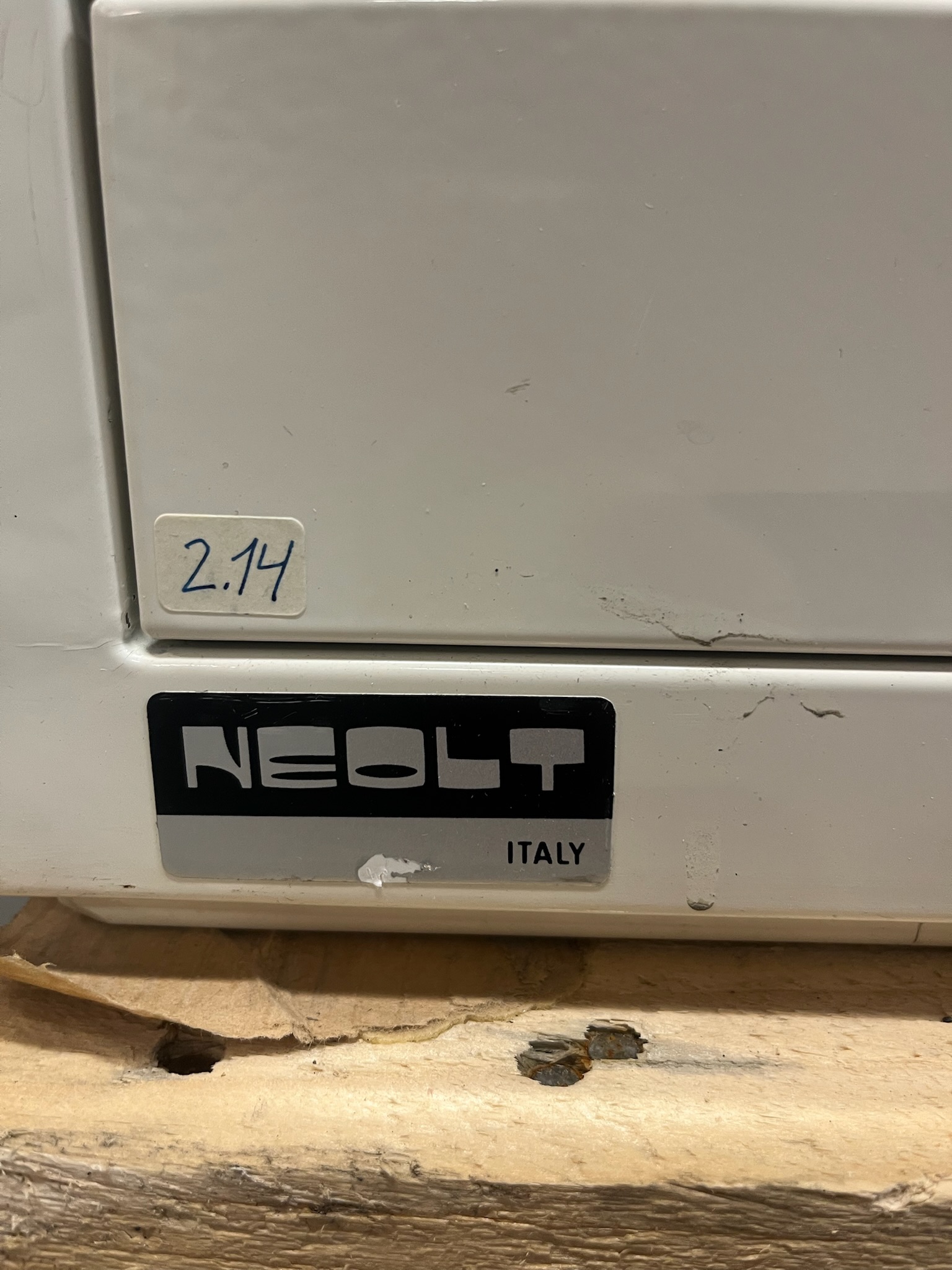 SELT / SOLD Neolt teikningaskápur, 14 skúffur, B116xD75xH110sm. 5