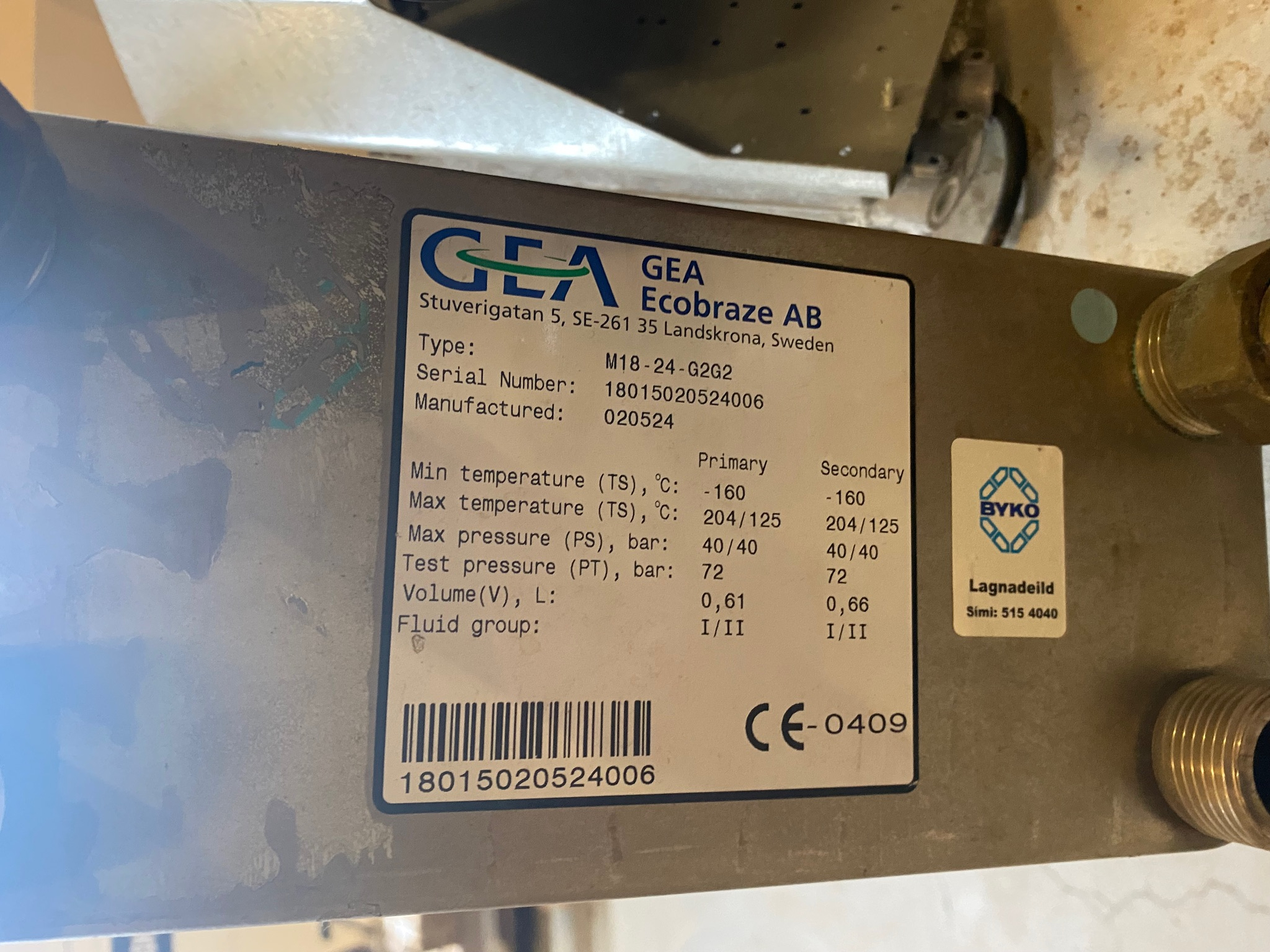 SELT / SOLD - Swegon Gold PX loftræstisamstæða - loftræstikerfi 13