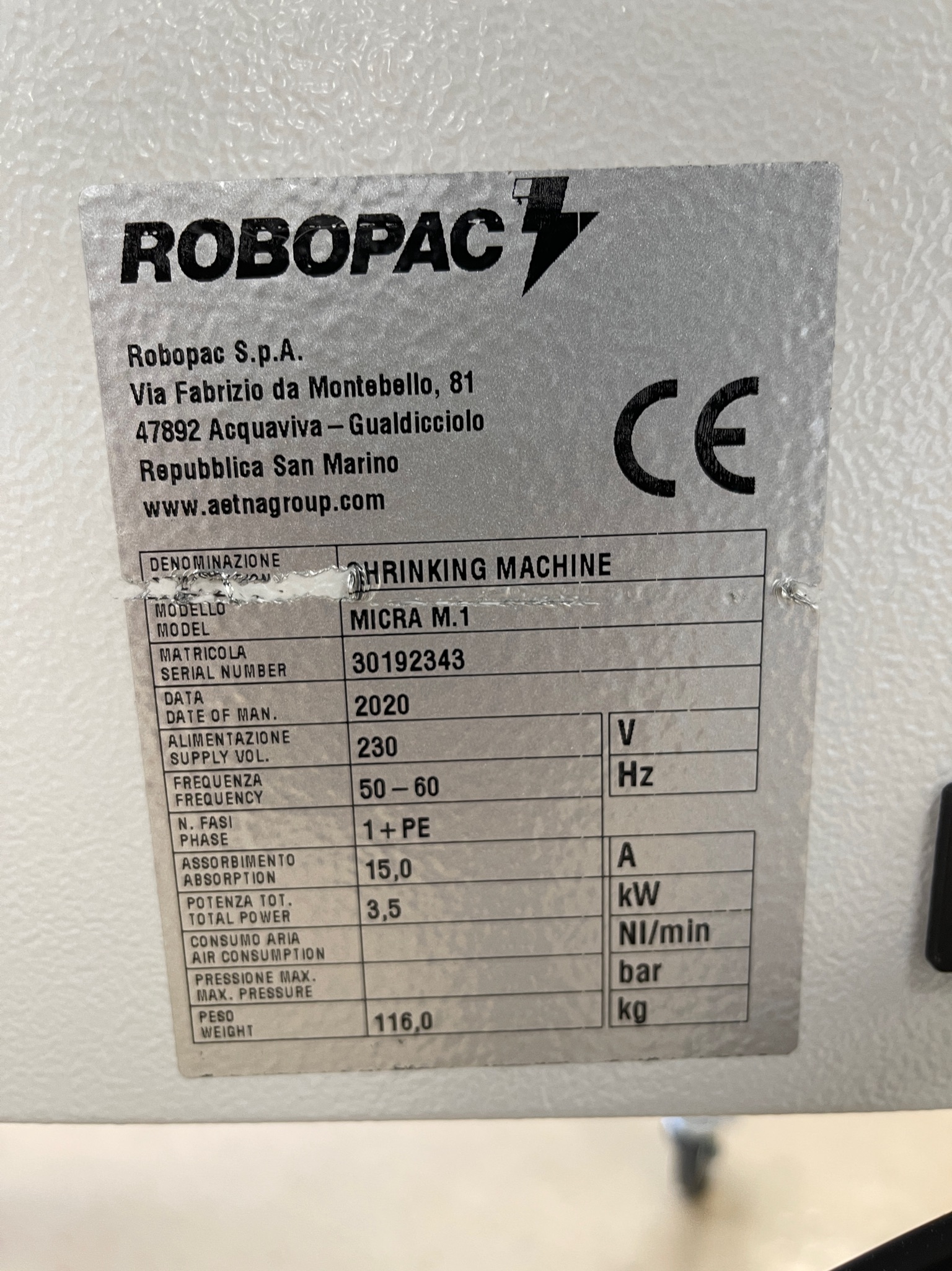 SELT - MicraRobopac M.1 (2020) - Pökkunarvél 9