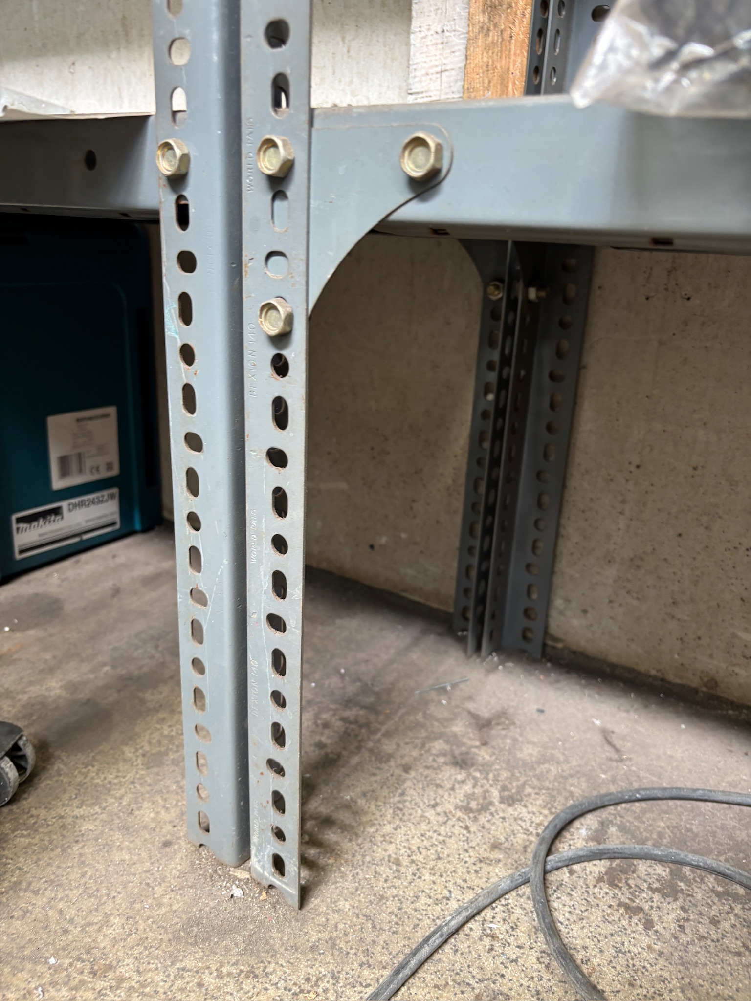 SELT / SOLD - Dexion hillueinging, H235xB92xD31sm. (5 stk.) 7
