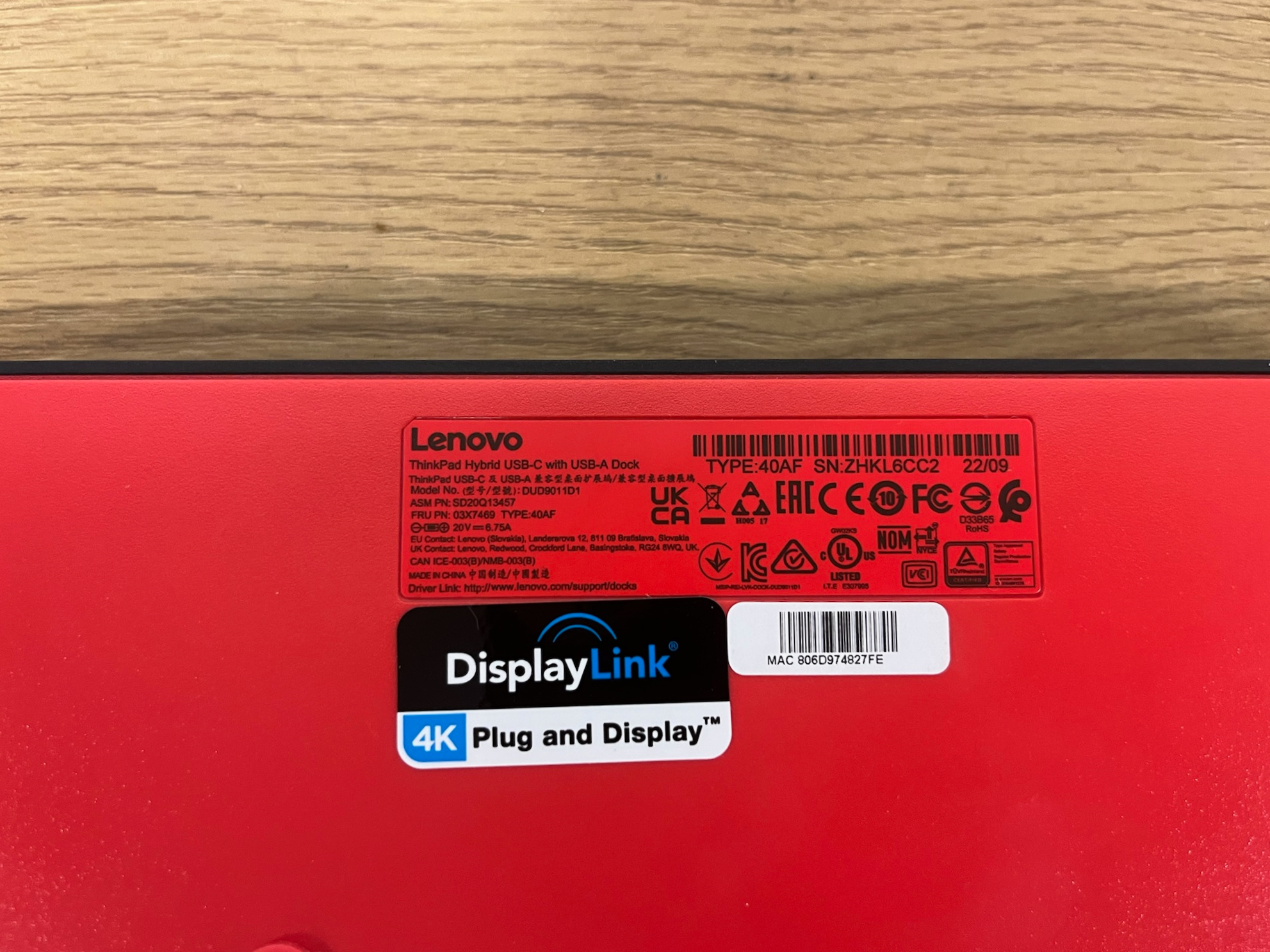 SELT / SOLD Lenovo ThinkPad dokka ásamt spennugjafa frá Tölvutek