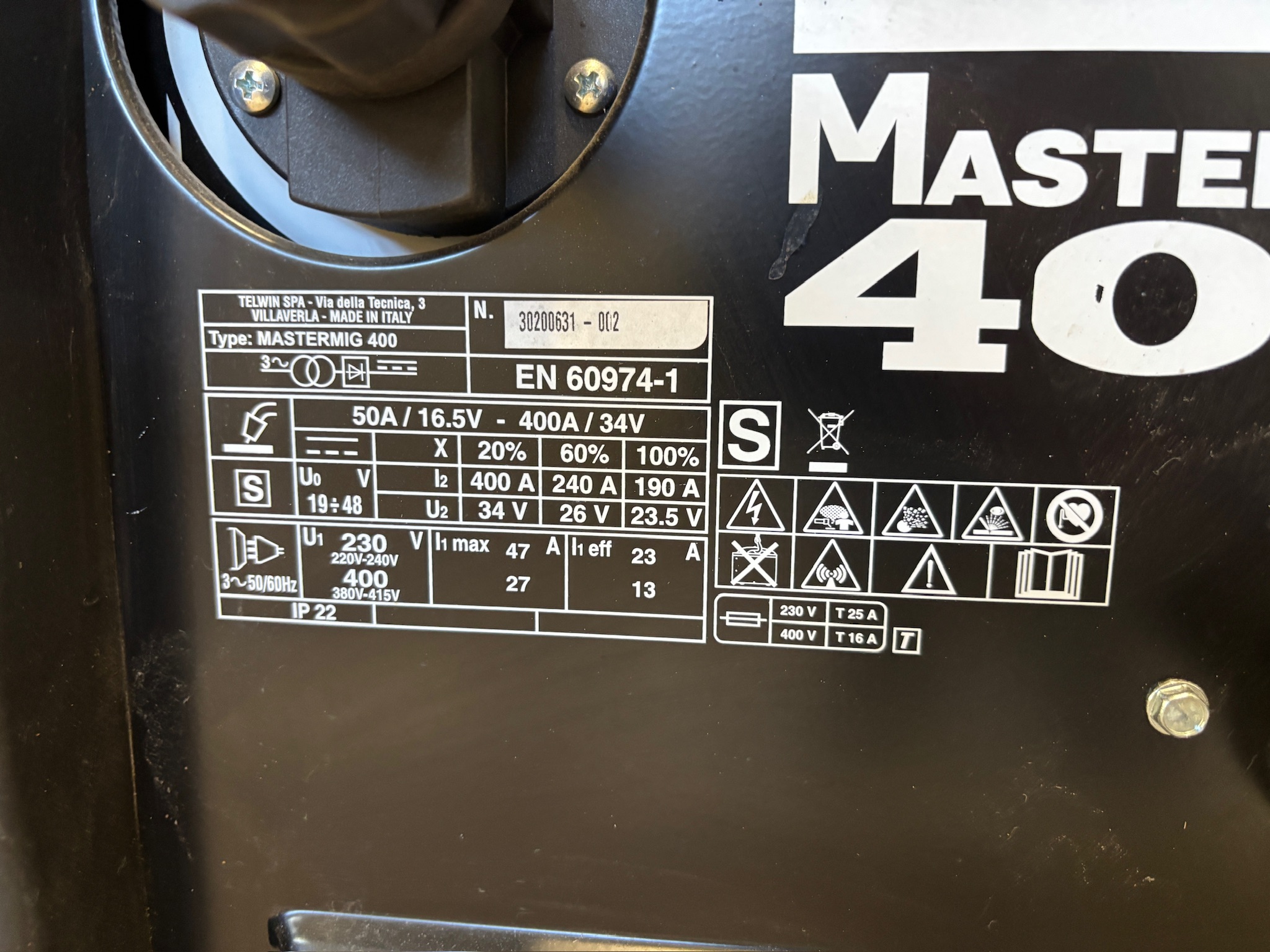 SELT / SOLD Mastermig 400 suðuvél frá Verkfærasalan 5