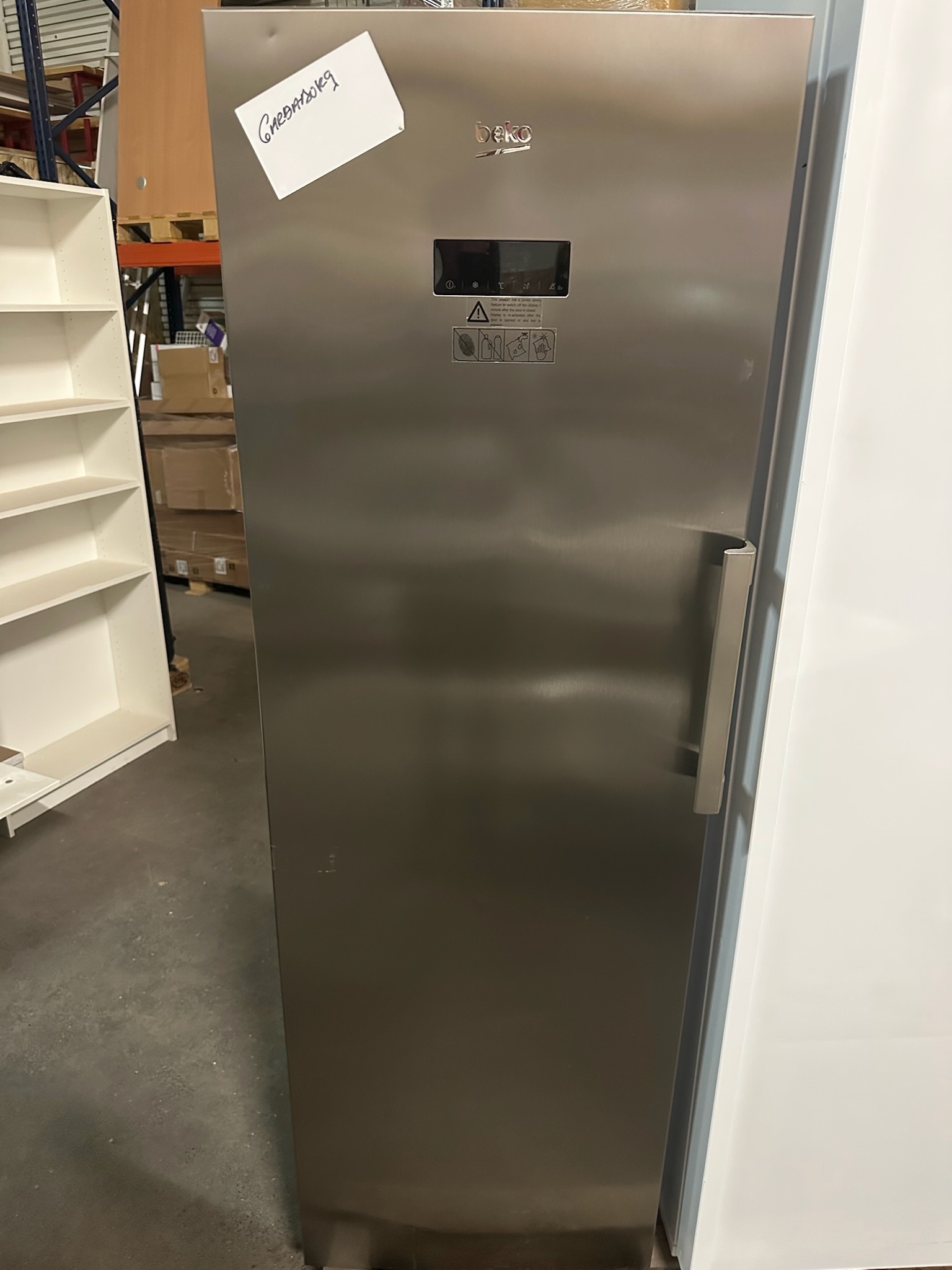 SELT / SOLD Beko frystiskápur., H183 x B61 sm.