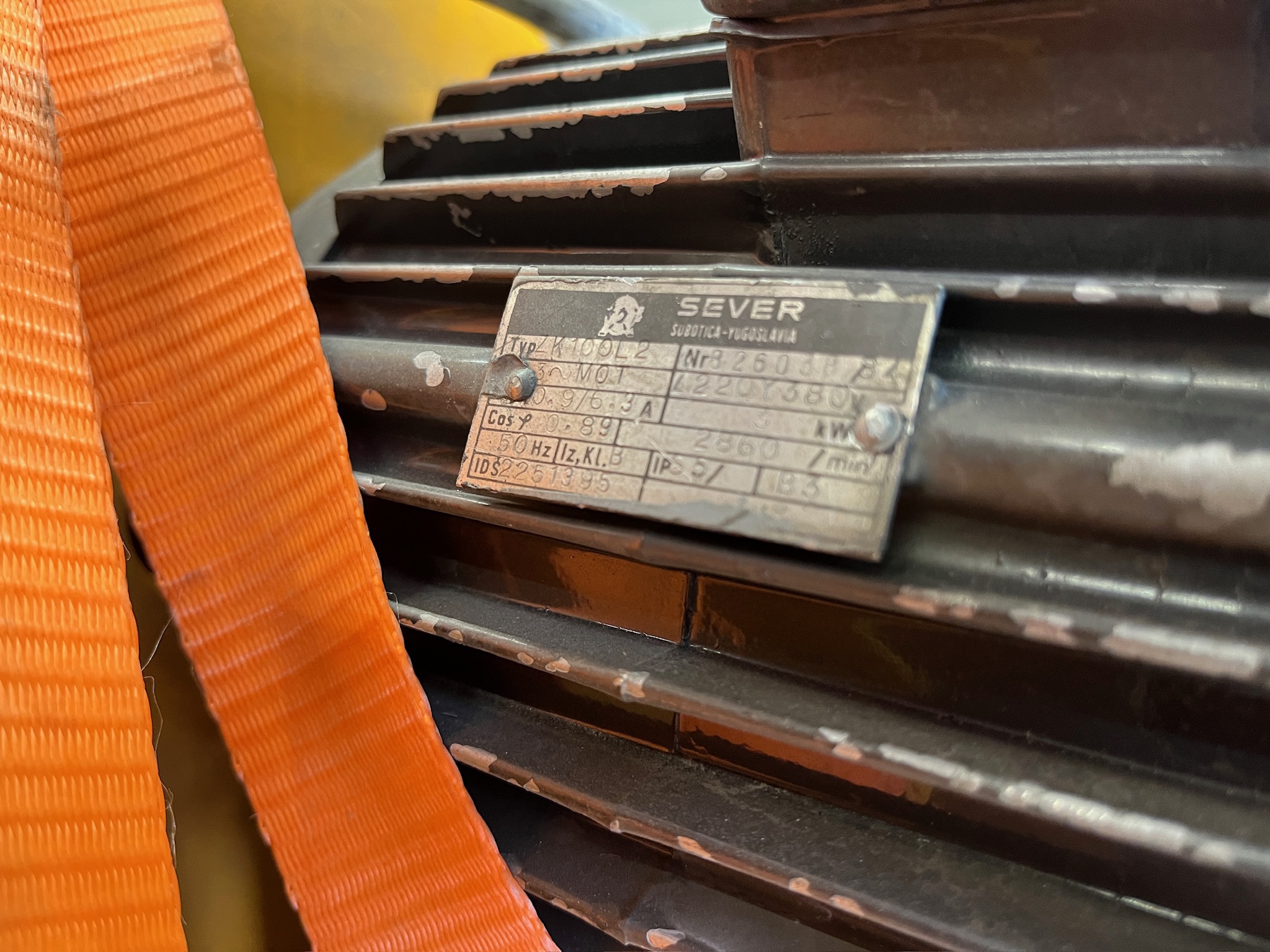 SELT / SOLD Öflug SEVER bandslípivél 9