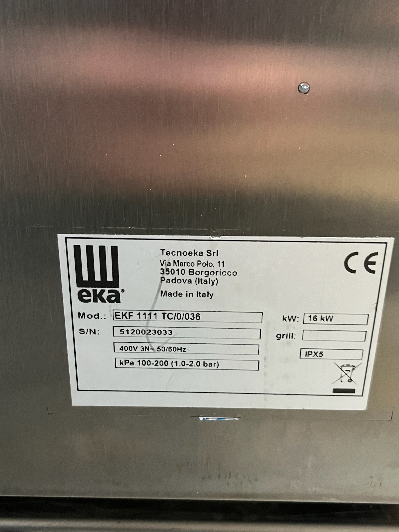 SELT / SOLD TecnoEKA gufuofn á standi frá BVT, 11 skúffur 7
