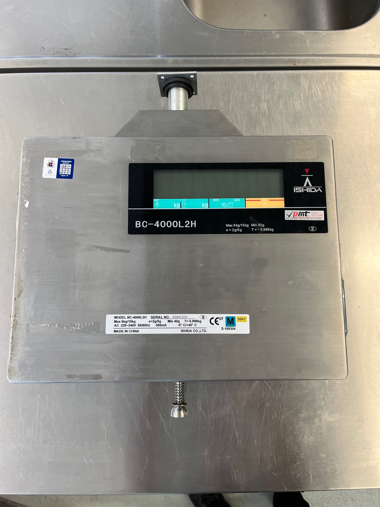 SELT / SOLD Ishida bc 4000 forritanleg pmt/ forrit - Tvö stk til 3