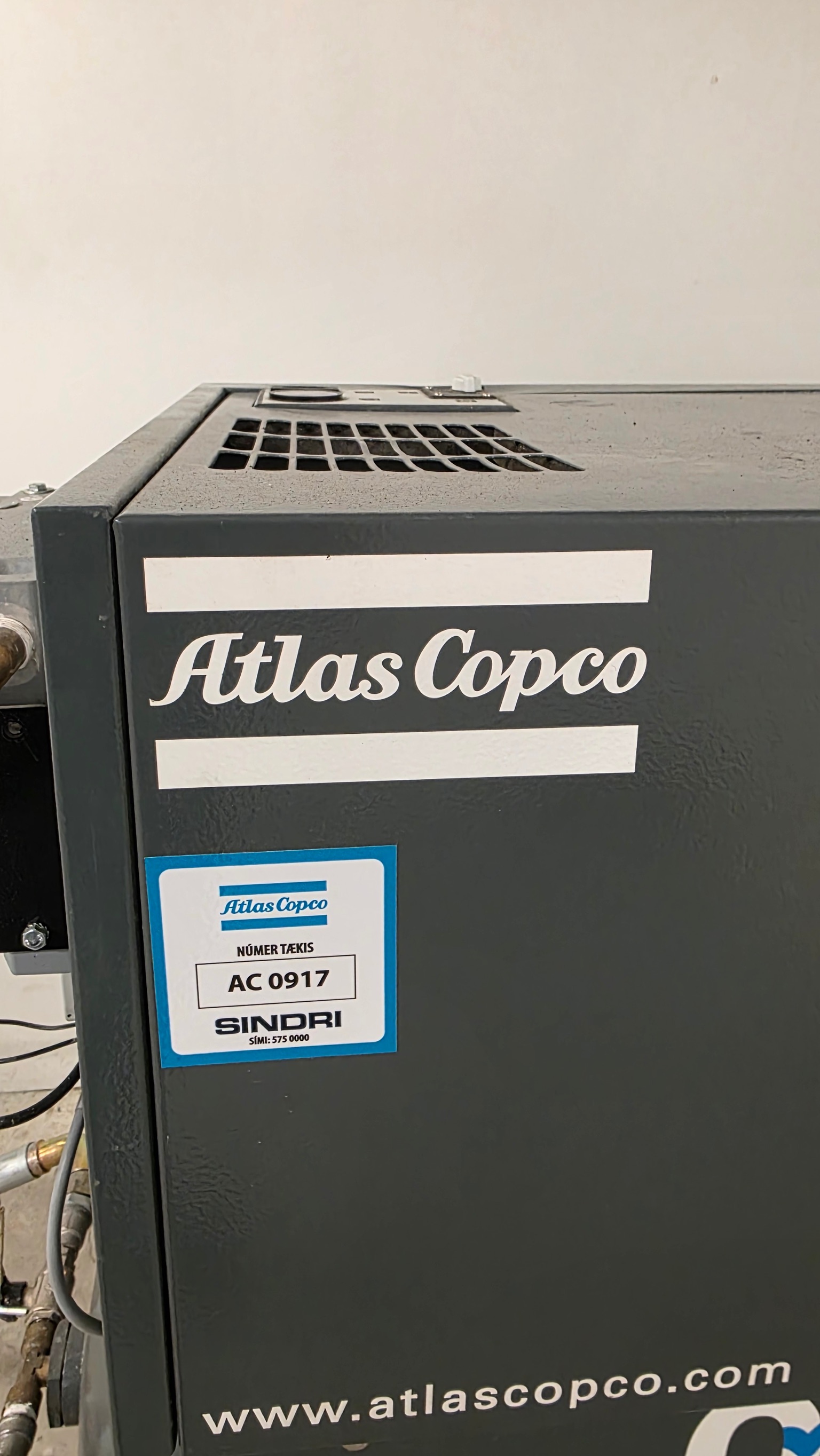 SELT / SOLD Atlas Copco loftpressa frá Sindra 6