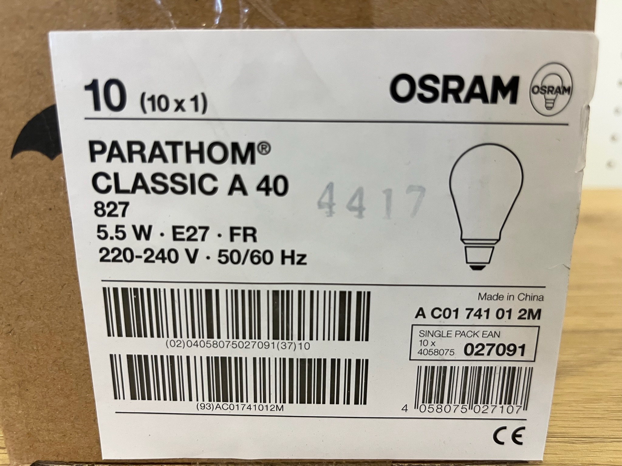 Osram Parathom Classic 40w LED perum, (14). 4