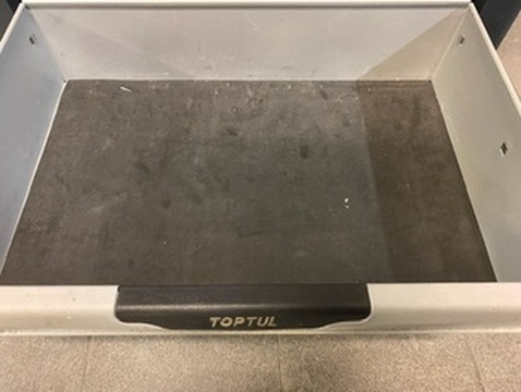 SELT / SOLD Verkfæraskápur - TOPTUL - 4+3 skúffur - Skápur nr. 5 9