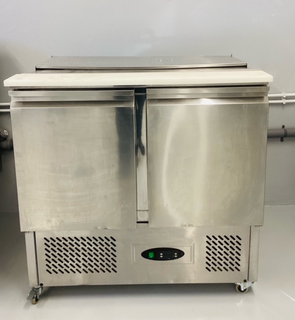 Selt - sold -Tefcold Kæliborð, saladette 2 hurðir,