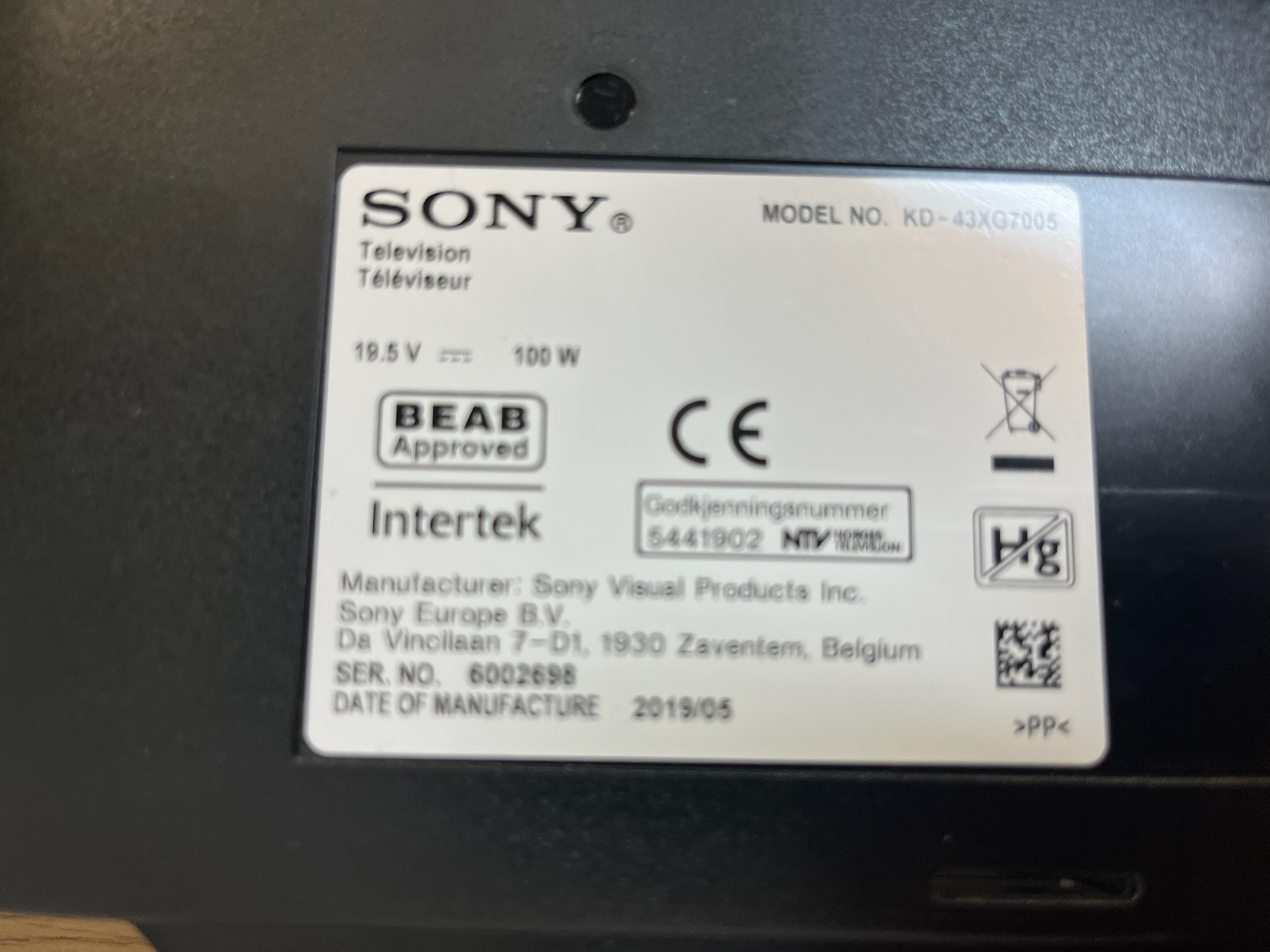 SELT / SOLD Sony Bravia 43" 4K UHD sjónvarp 4