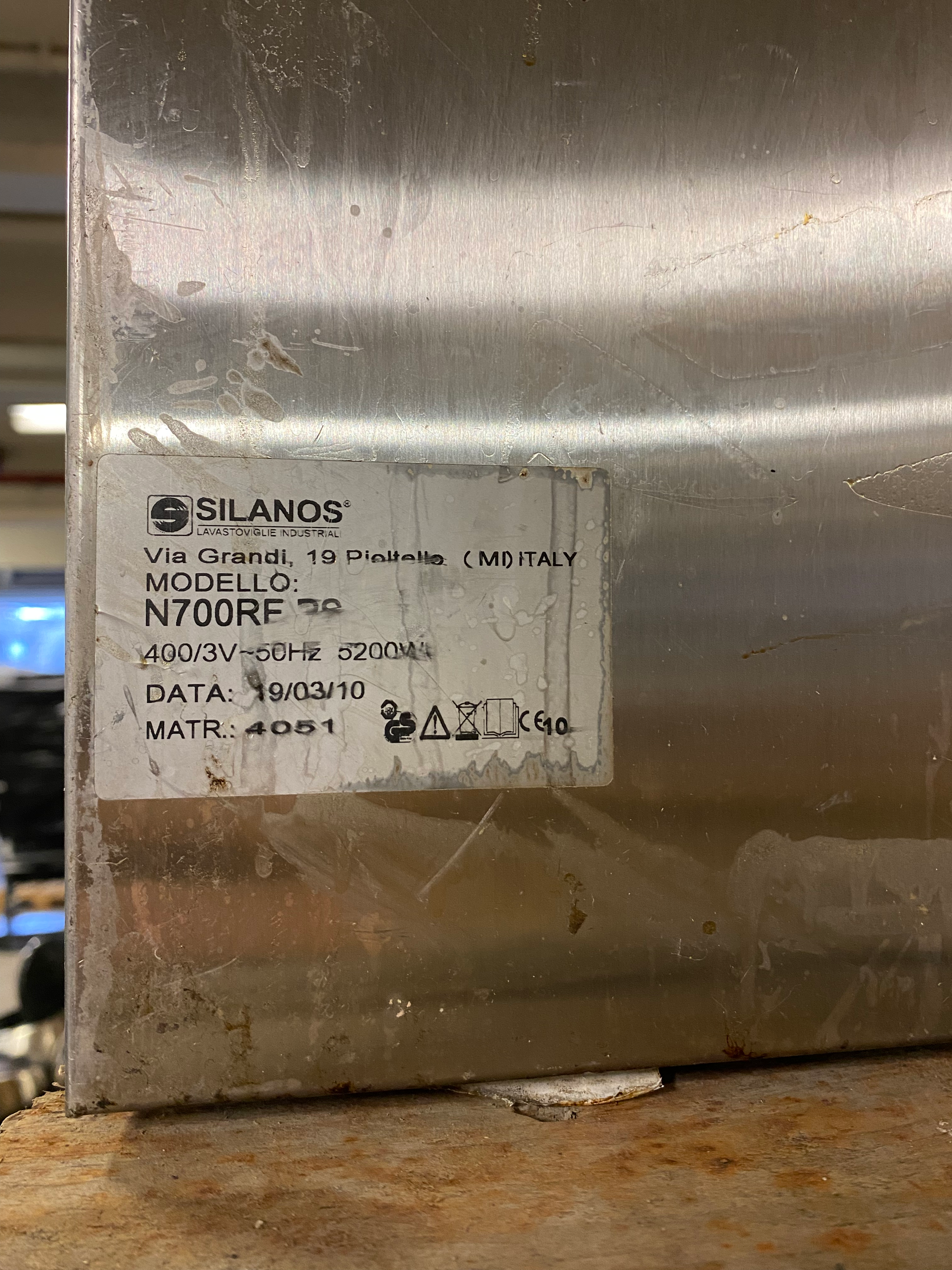SELT / SOLD Silanos undirborðsvél, H84 x B60 x D62 sm. 5
