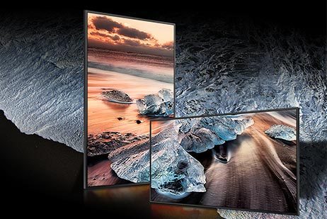 SELT / SOLD Samsung upplýsingaskjár, 43'' 4K, 24/7 veggfestin, BrightSign XD234