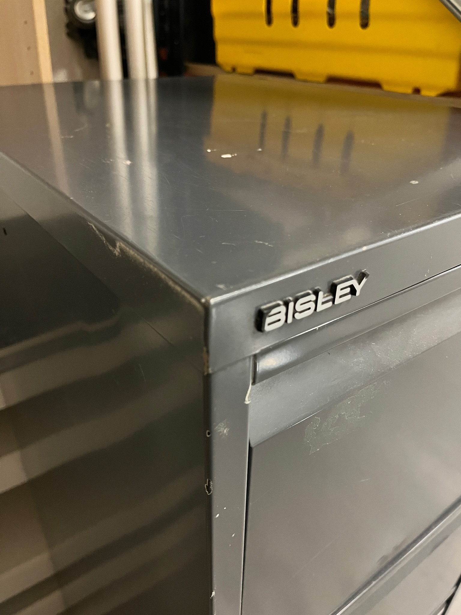 SELT / SOLD Bisley skjalaskápur 4