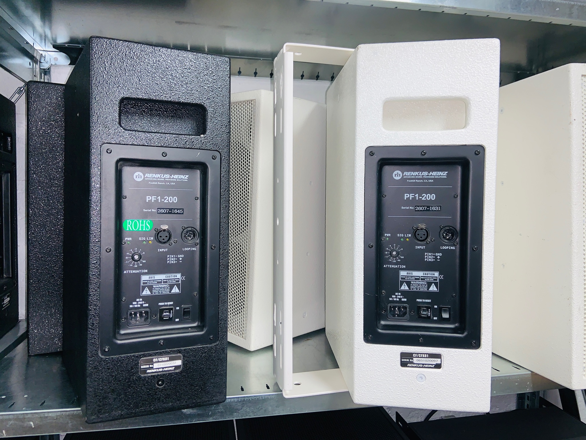 SELT / SOLD- Renkus-Heinz CFX81 Powered Speaker Pf1-200 (Par) 2
