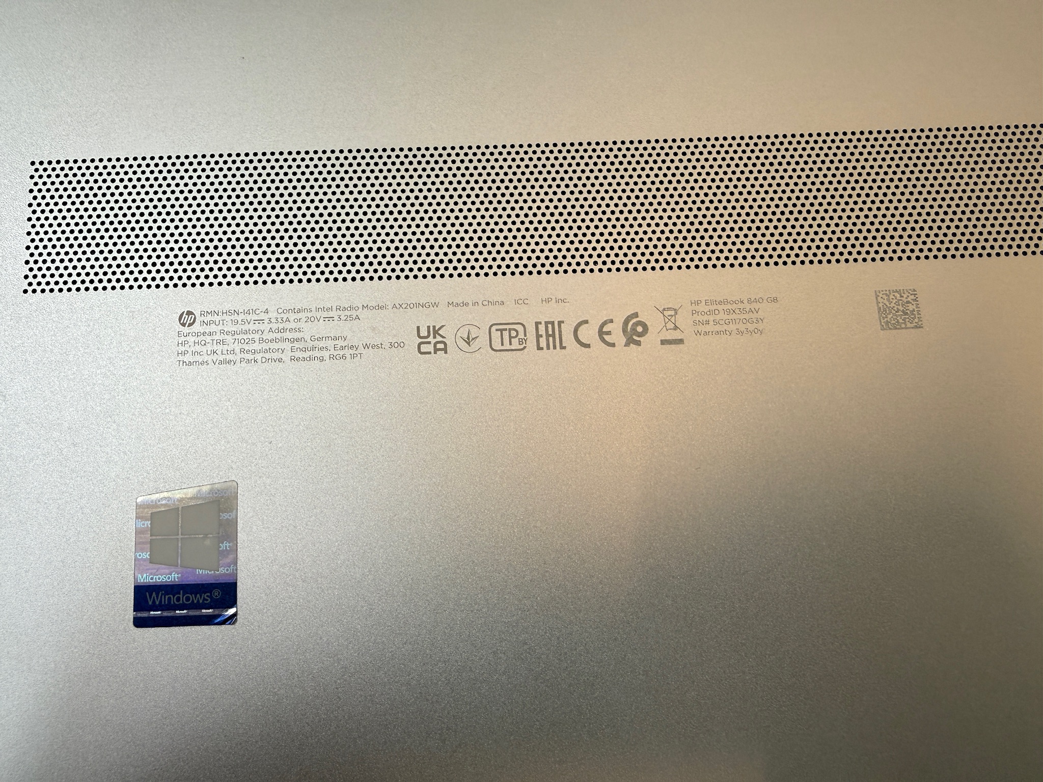 SELT / SOLD HP Elitebook fartölva 5