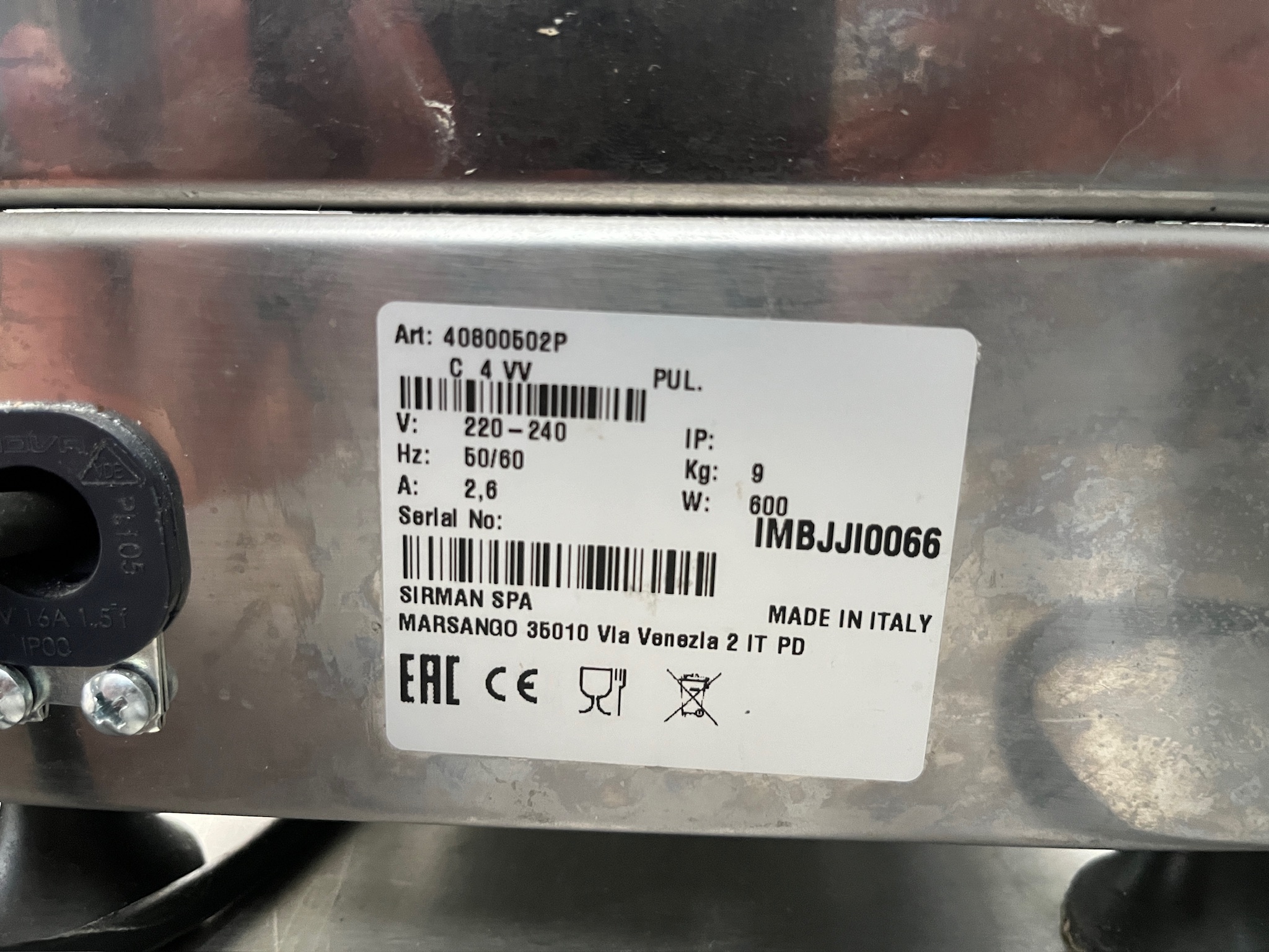 SELT / SOLD Sirman Spa skurðarpottur 4