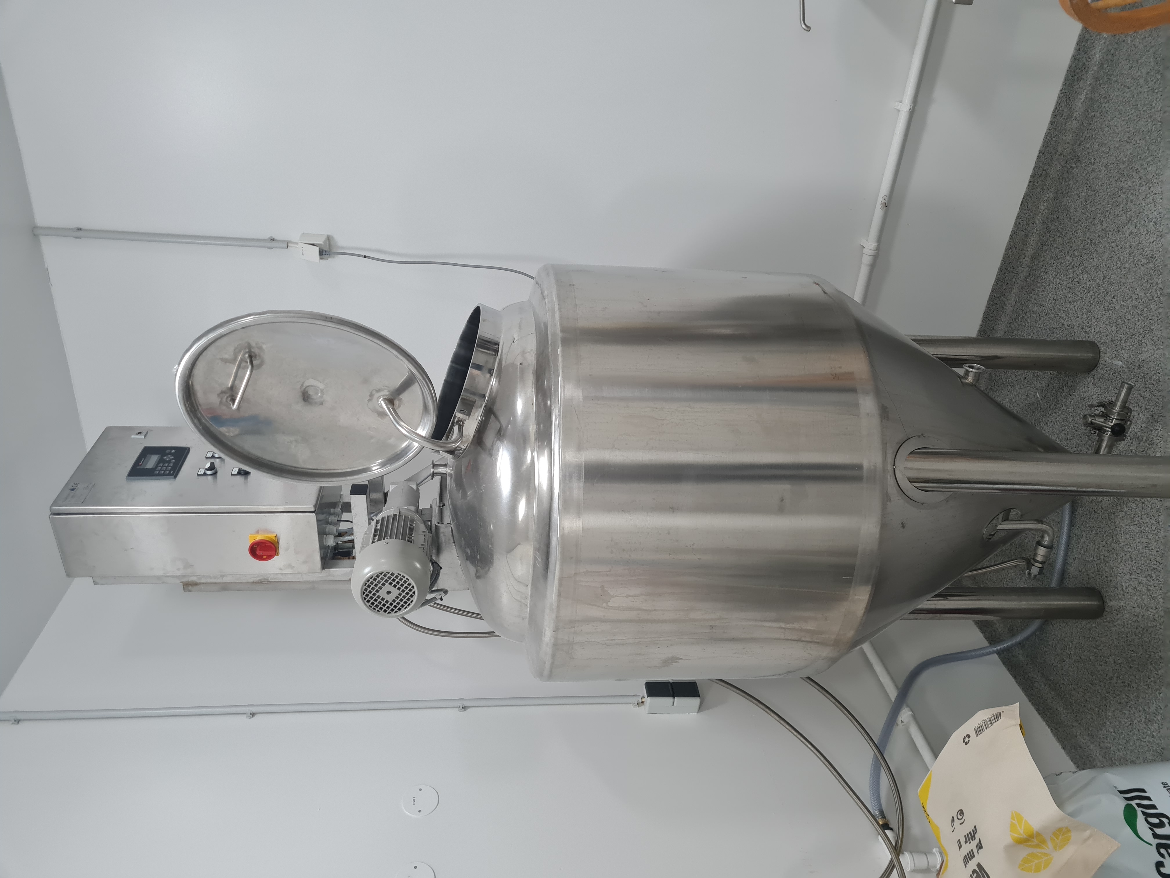 Bjórframleiðsla - ísframleiðsla - blöndunartankur og homogenizer - 350 l