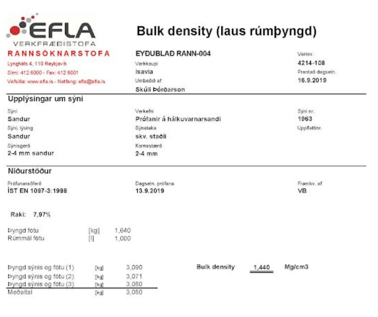 SELT / SOLD Sandur - hálkusandur - 1200 tonn - hágæða umframefni - Keflavík 3