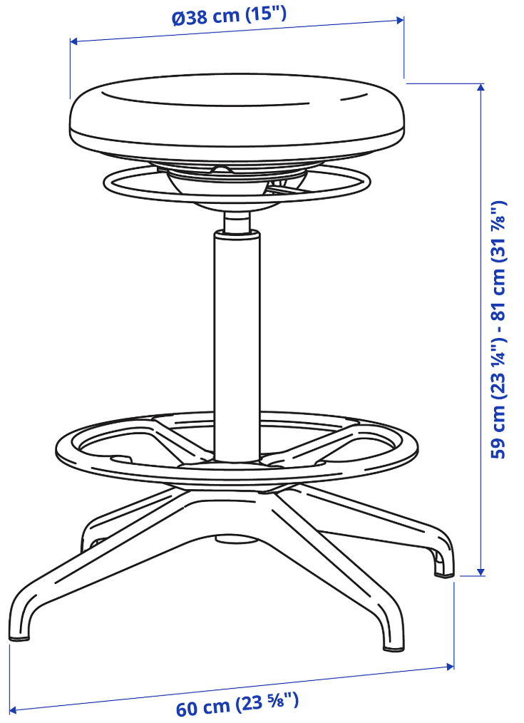IKEA skrifborðskollur 7