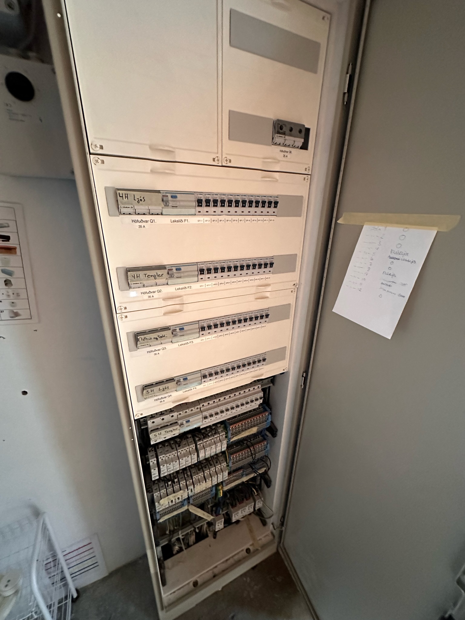 SELT / SOLD Rafmagnstafla