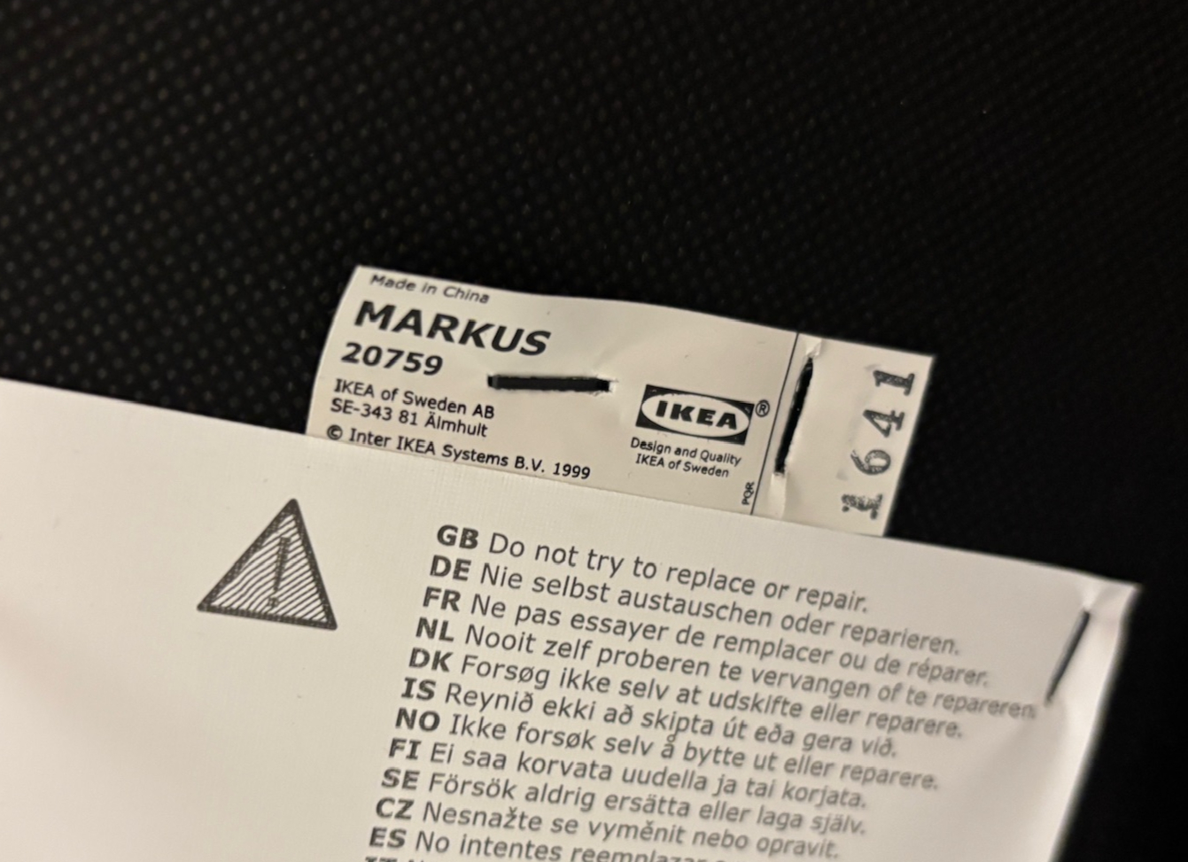 SELT / SOLD IKEA skrifborðsstóll 7