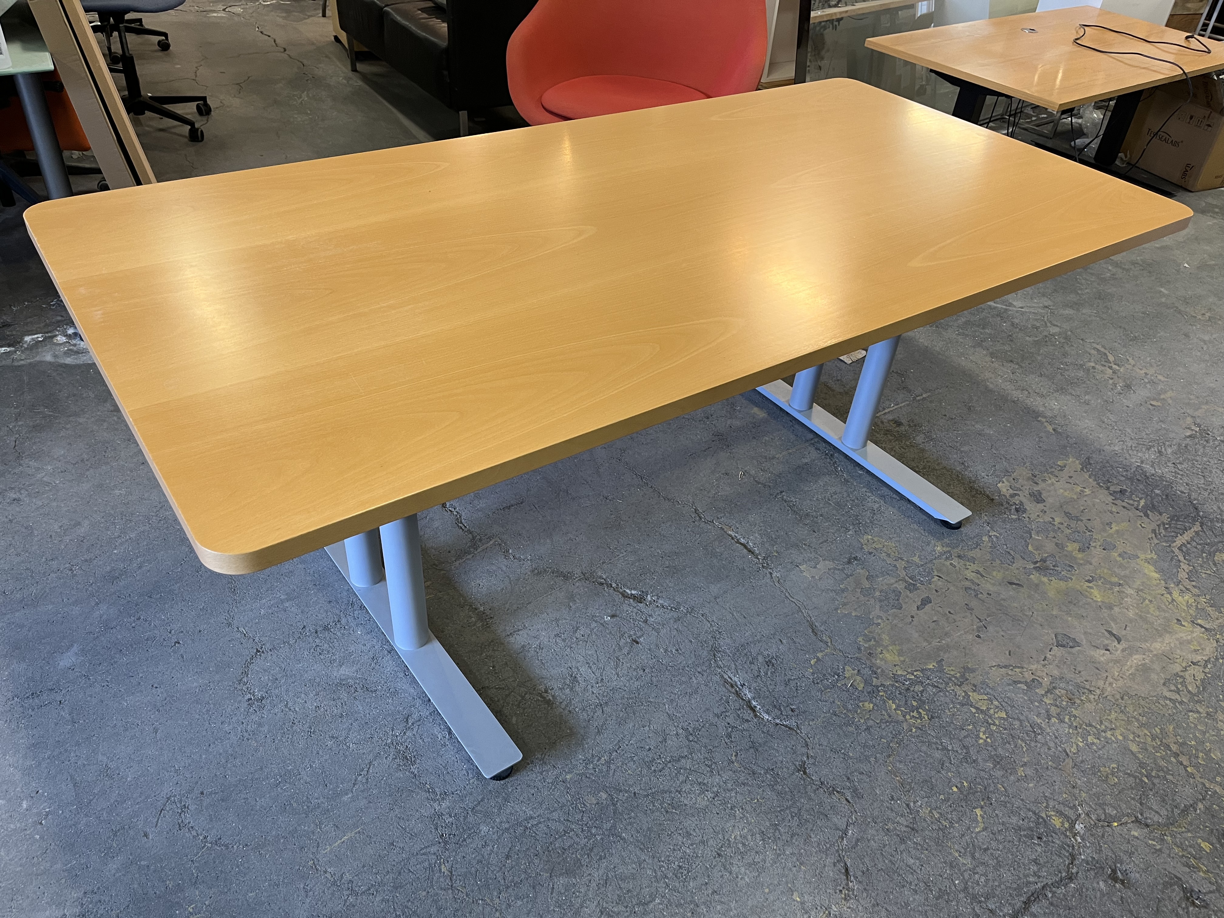 SELT - Fundarborð eik 6 manna ÁG - 220x85sm 4