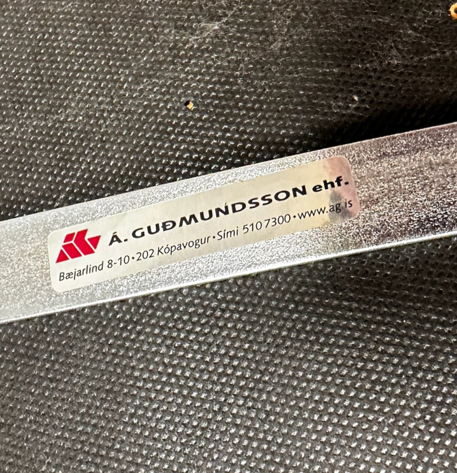 SELT / SOLD Fundarstólar staflanlegir frá Á. Guðmundsson 6