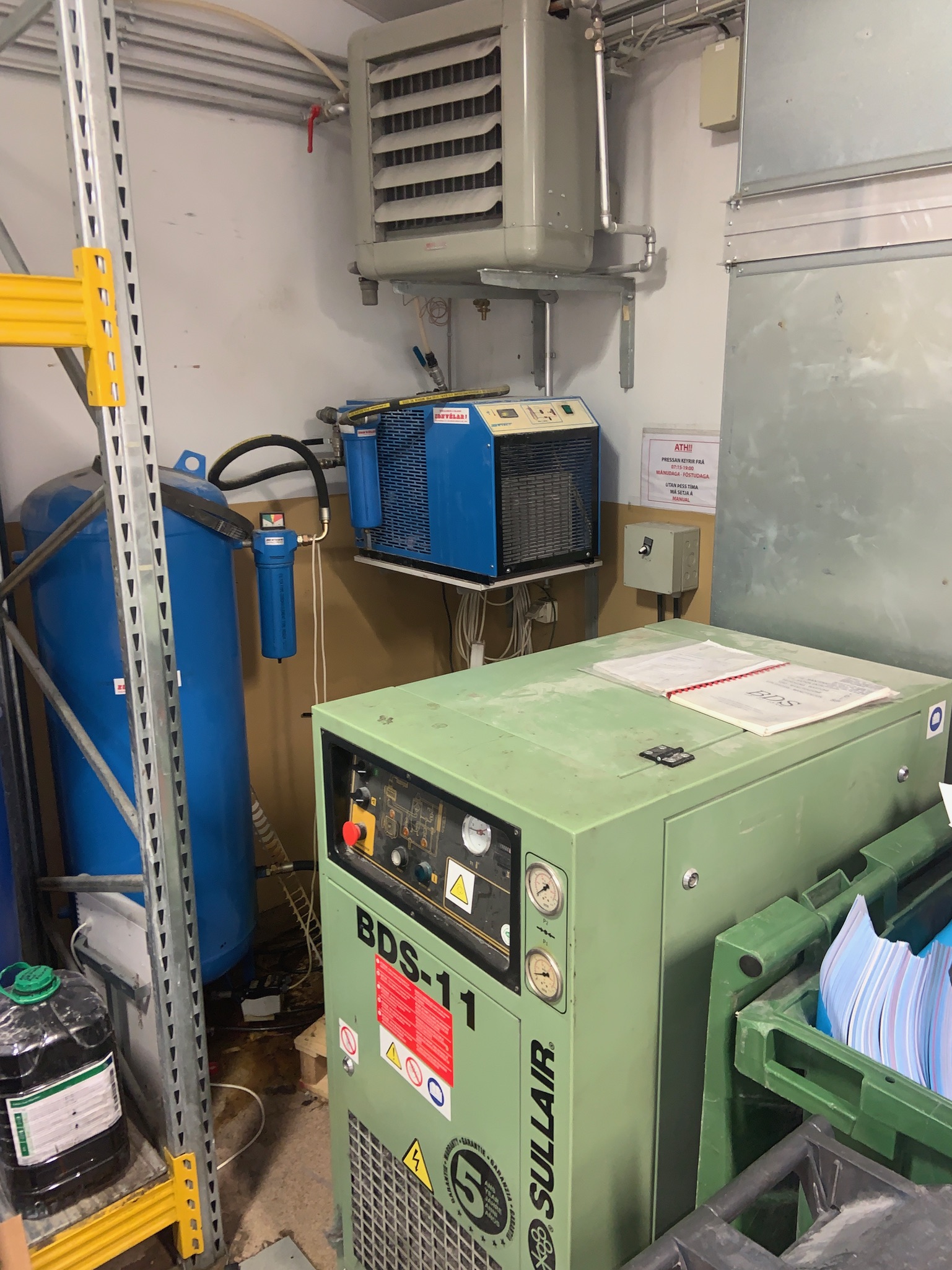 Selt/endurnýtt-CULLAIR BDS 11 kw loftpressa 4