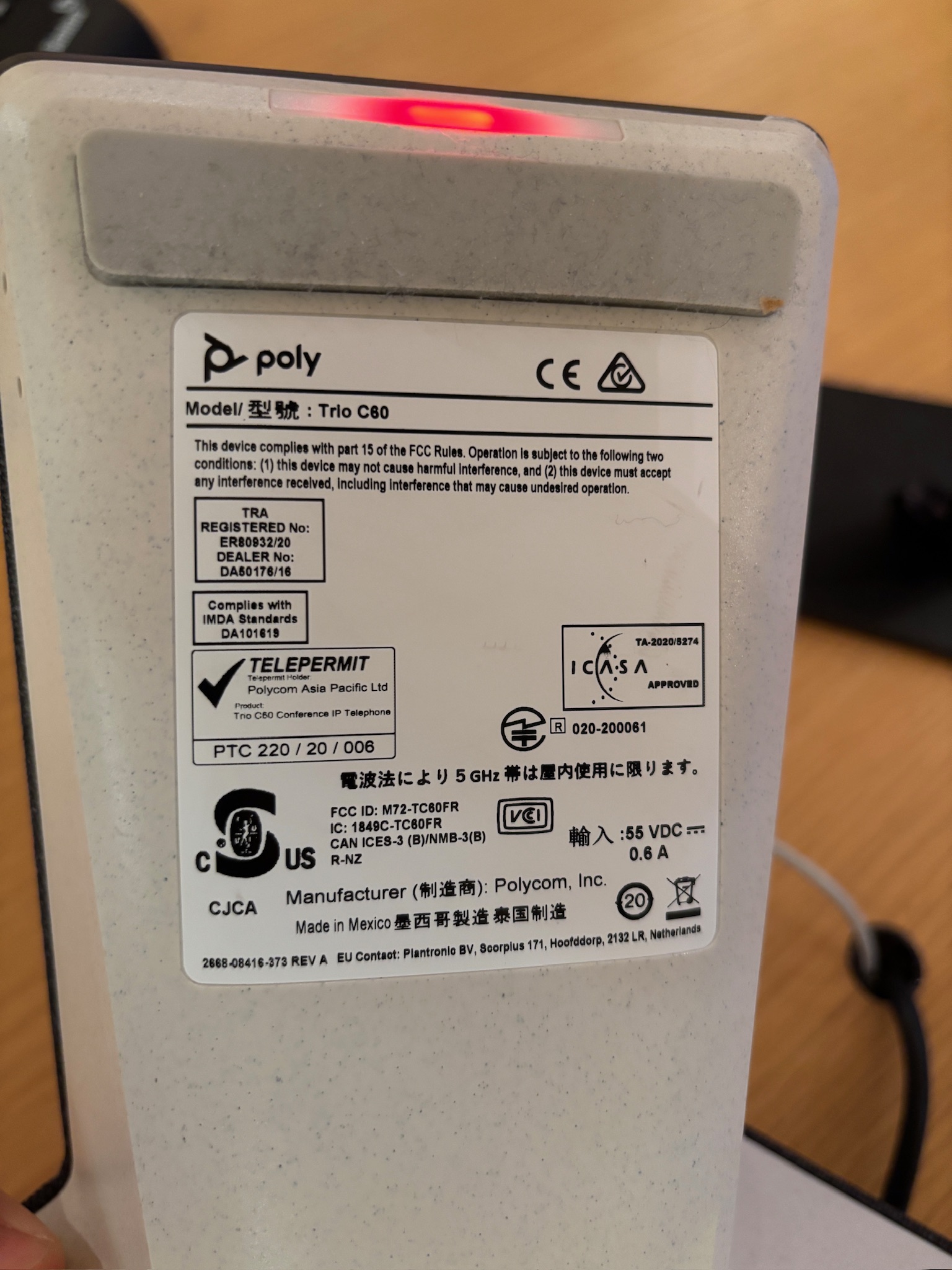 SELT / SOLD Poly Trio C60 Microsoft Teams fundarsími 2