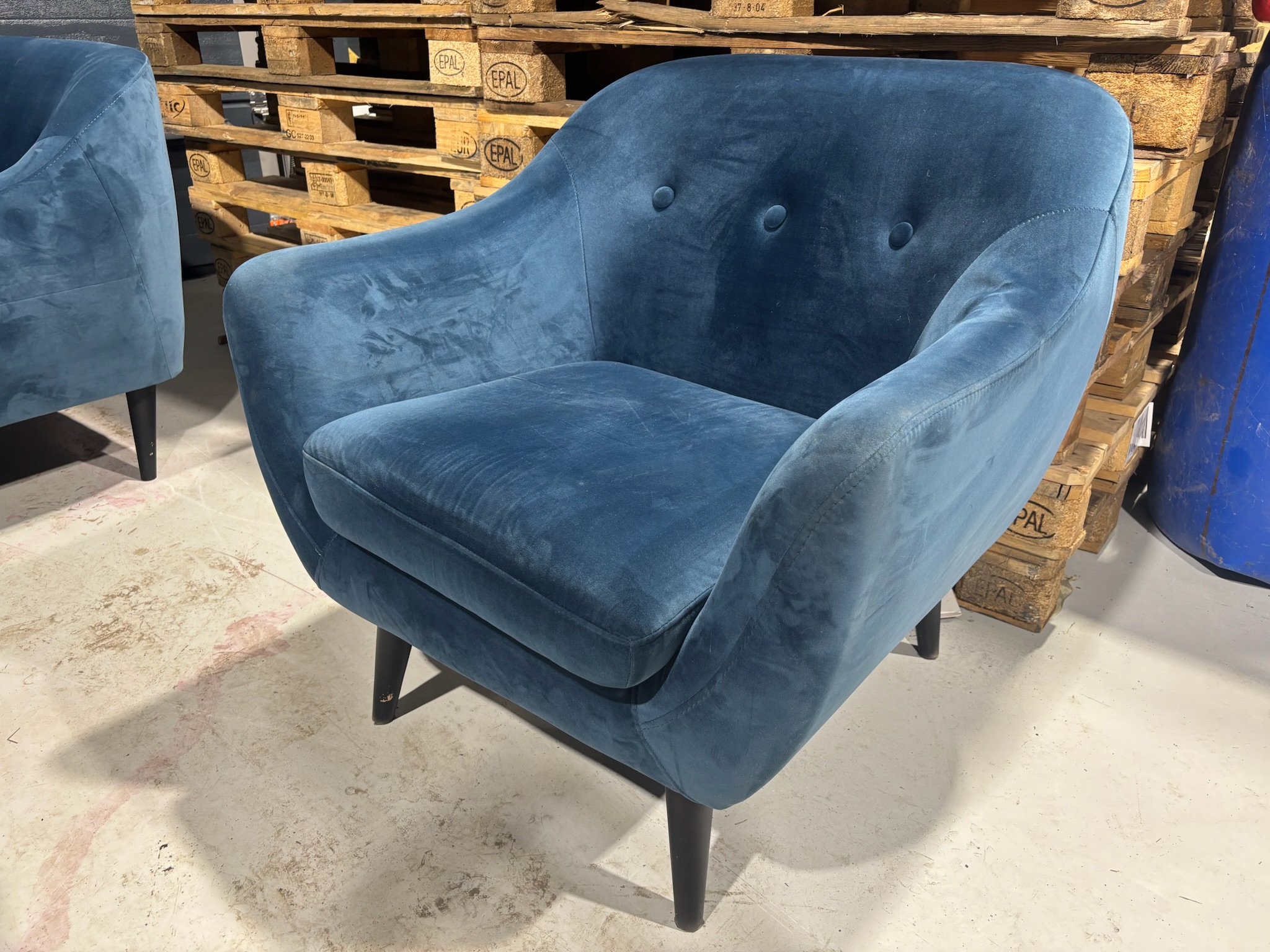 SELT / SOLD Hægindastóll frá Jysk, B83xD81m. 3
