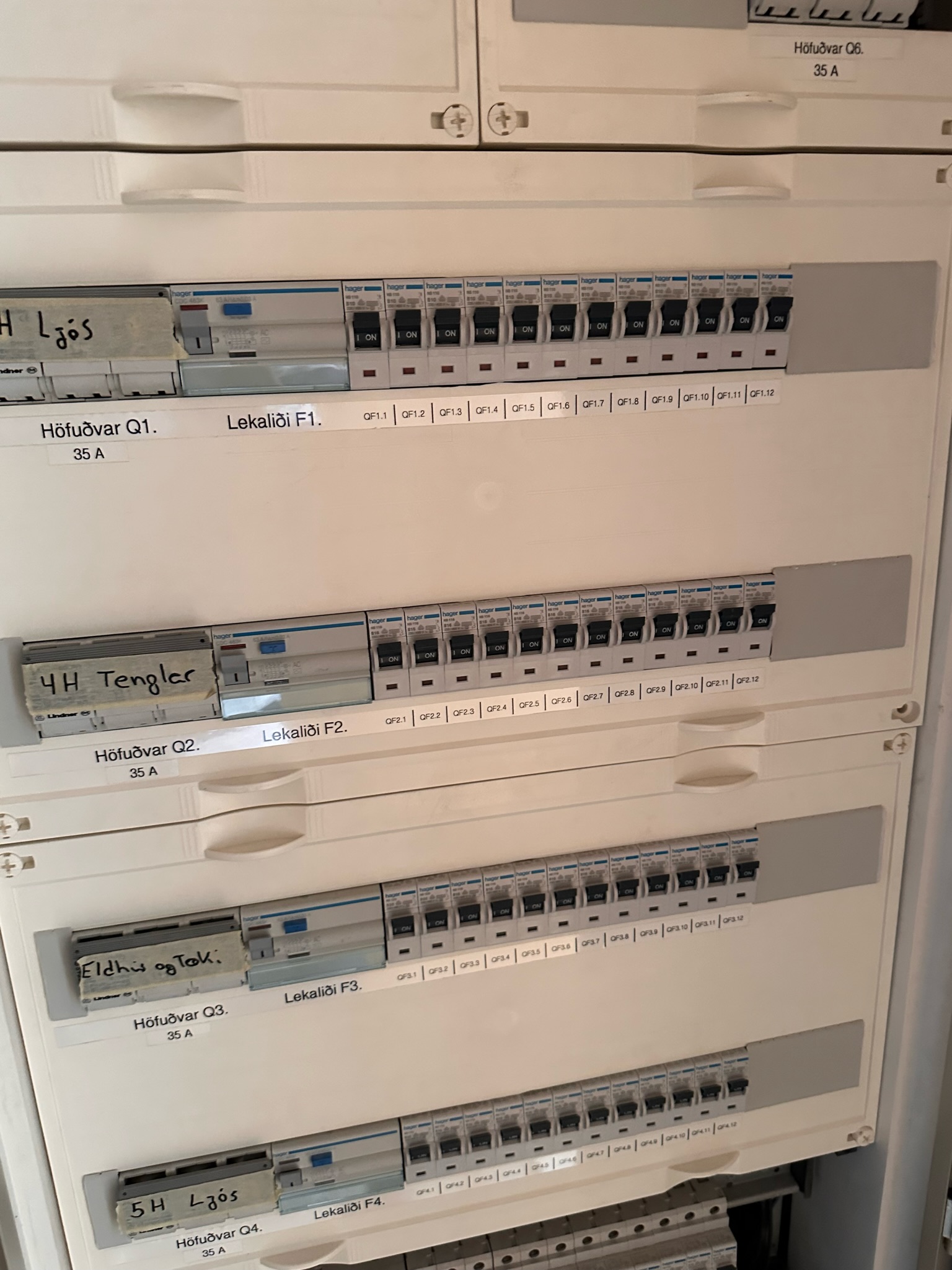 SELT / SOLD Rafmagnstafla 4