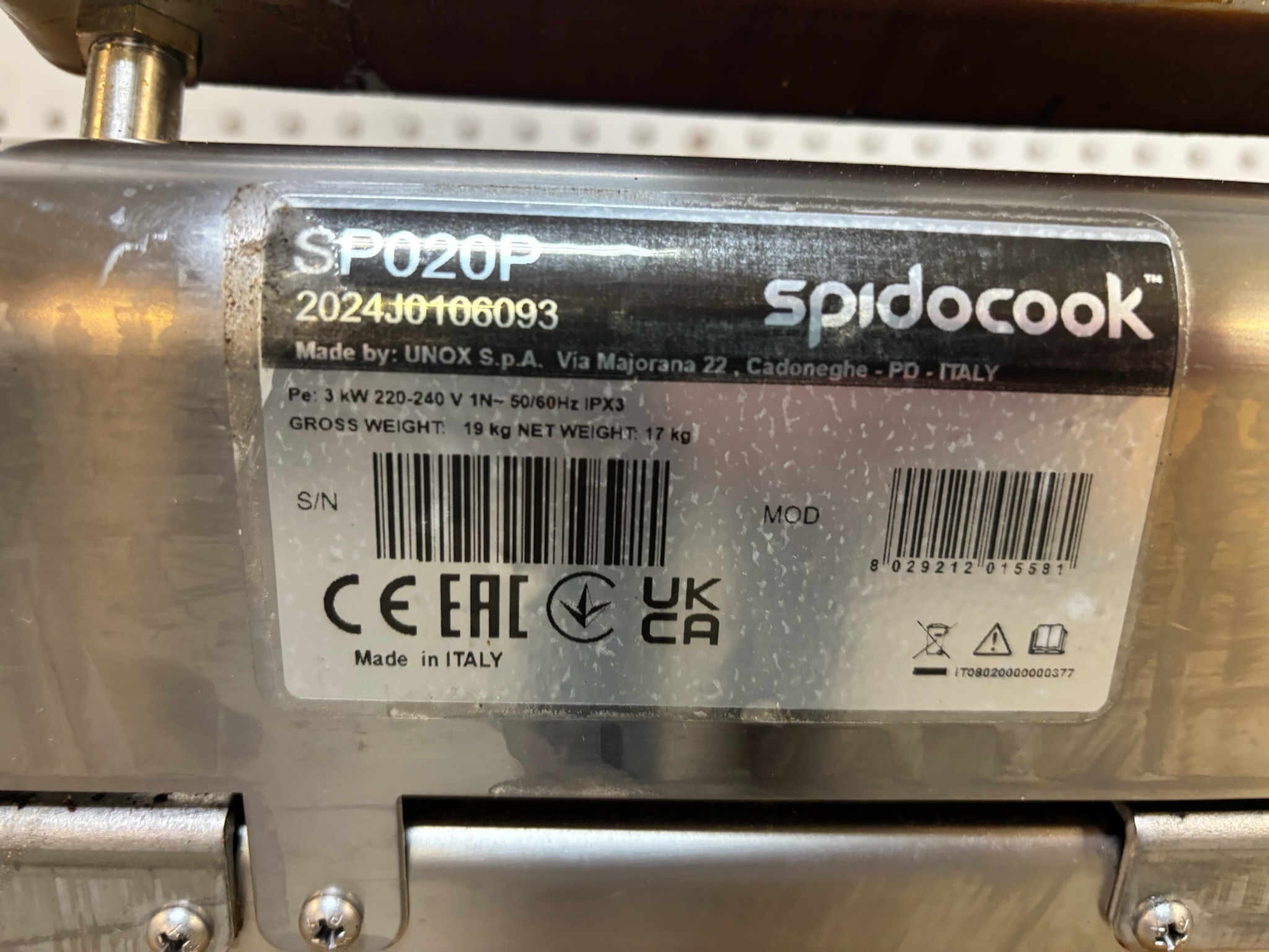 SELT / SOLD Spidocook tvöfalt samlokugrill 6