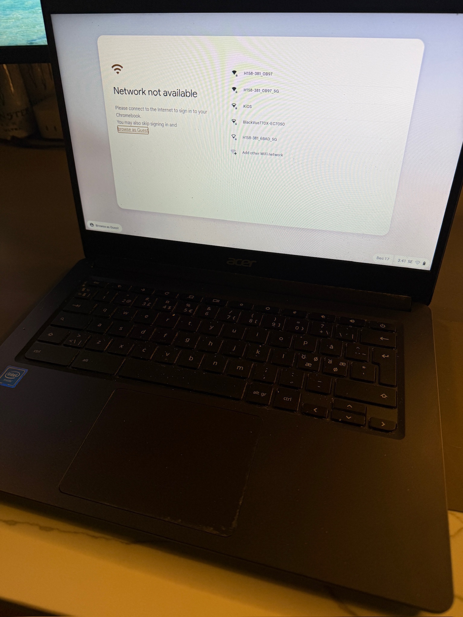 SELT / SOLD Acer Chromebook fartölva (314 14") 3