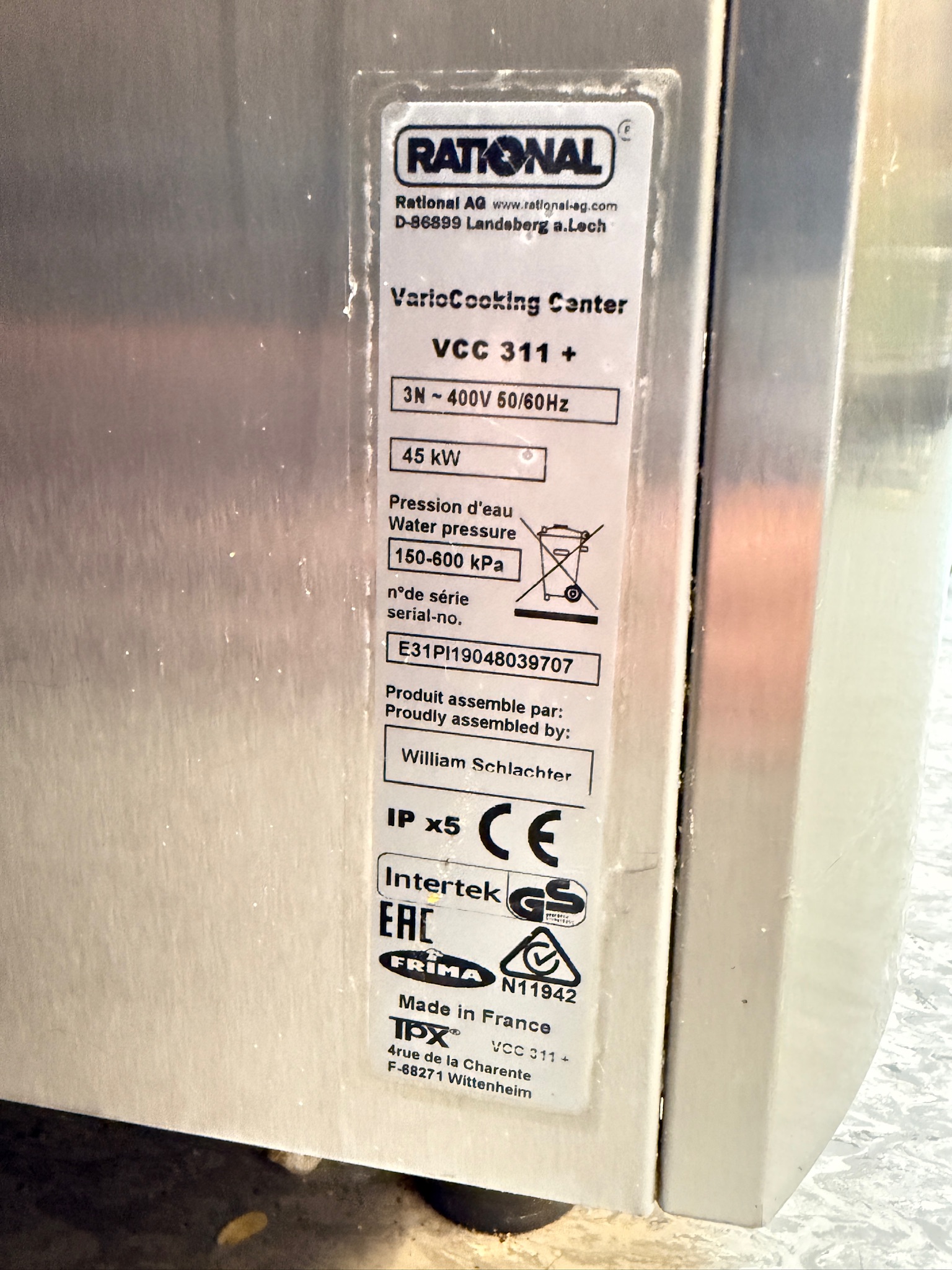 SELT / SOLD Rational veltipanna frá BVT, 150L 13