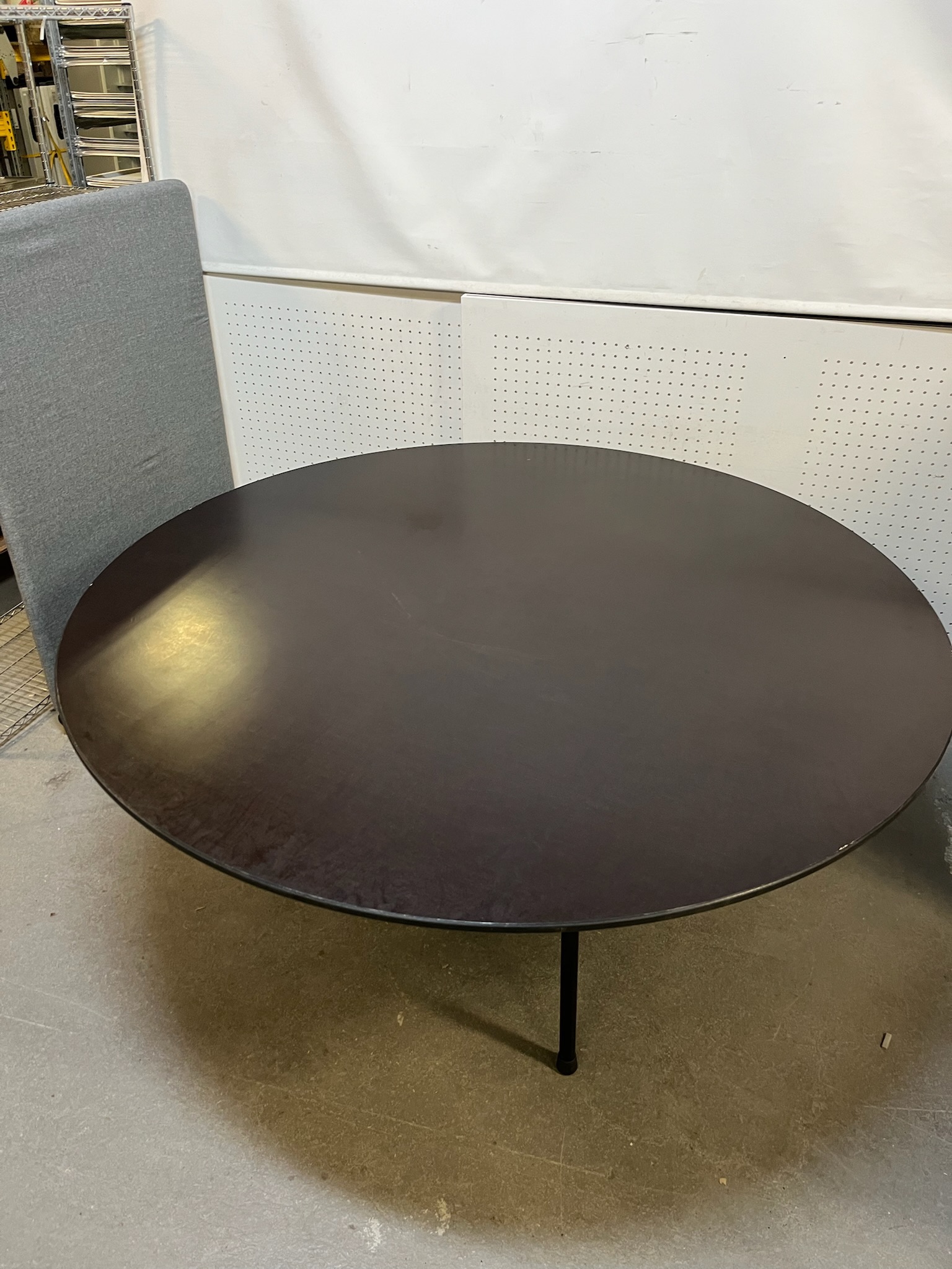 SELT / SOLD Metafox veisluhringborð, fellanleg, 6-8 manna Ø180xH76sm. (24 stk.) 4