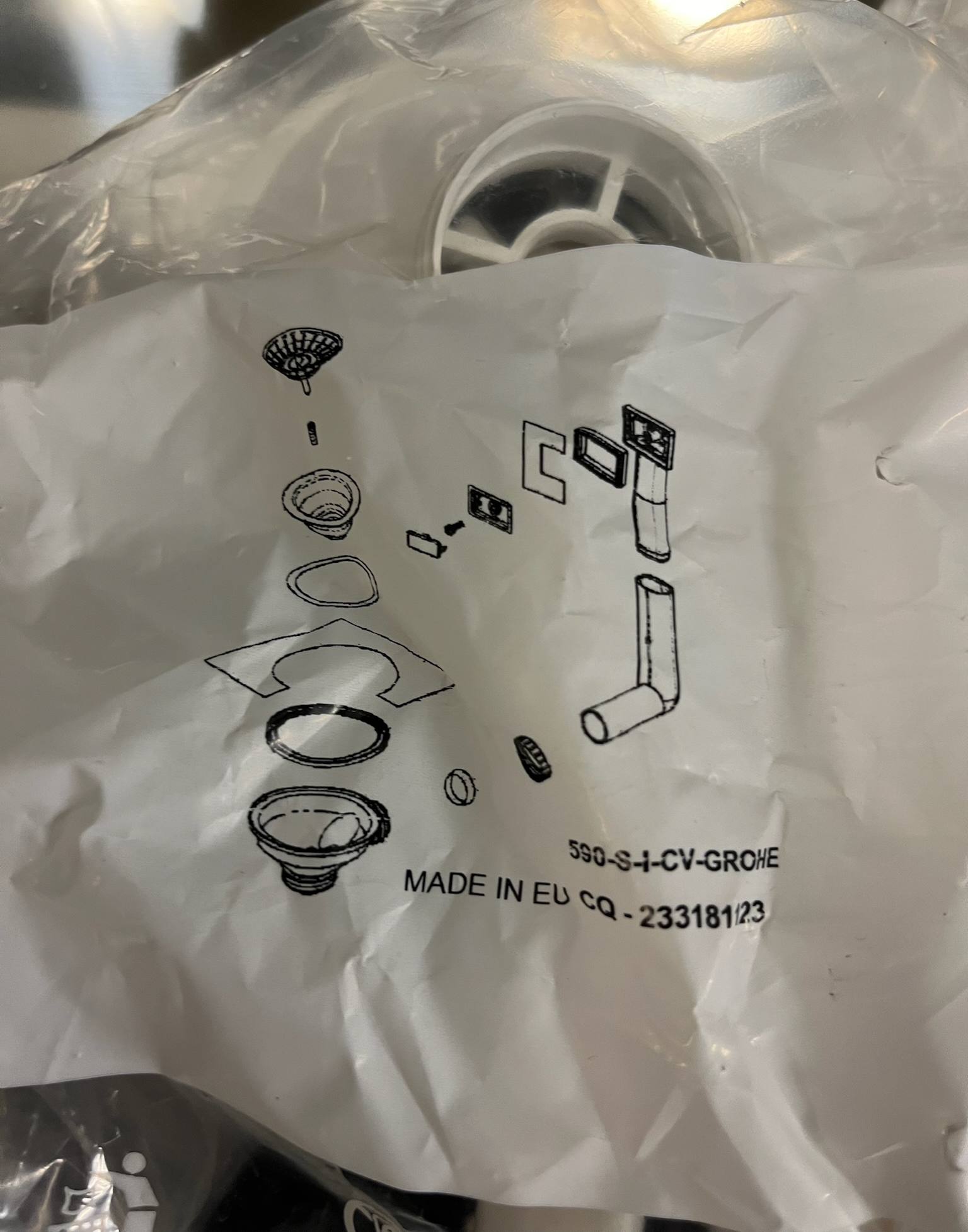 SELT / SOLD Ónotaður Grohe stálvaskur frá Orgus 5