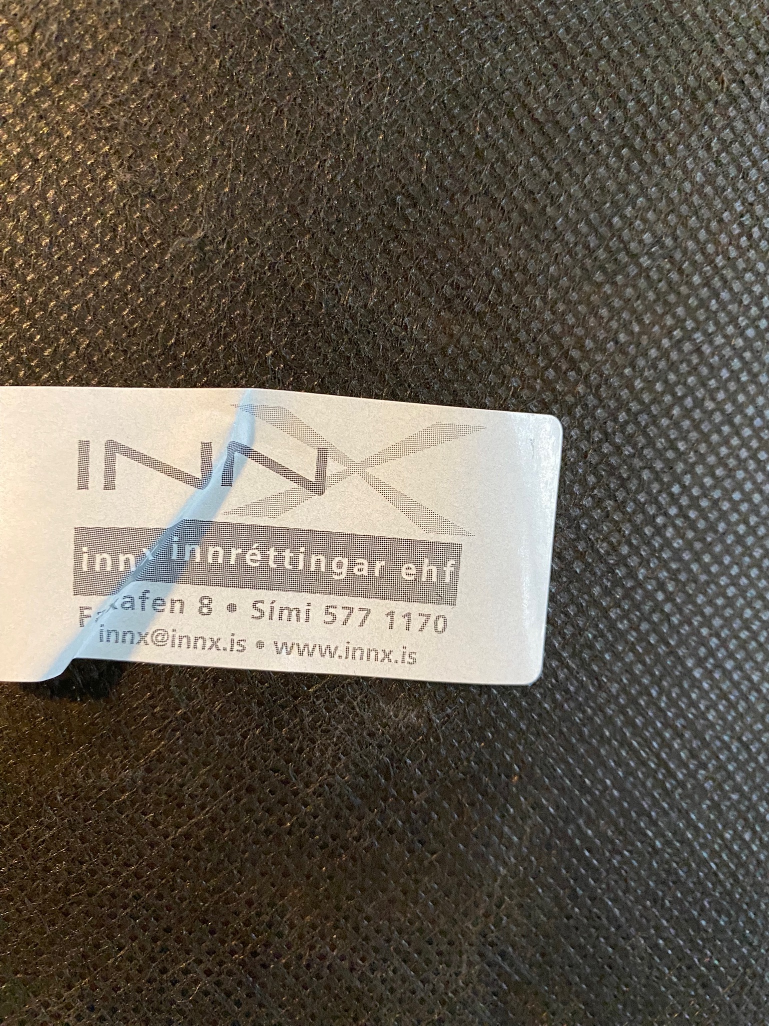 SELT / SOLD Skin fundarstólar frá InnX 6