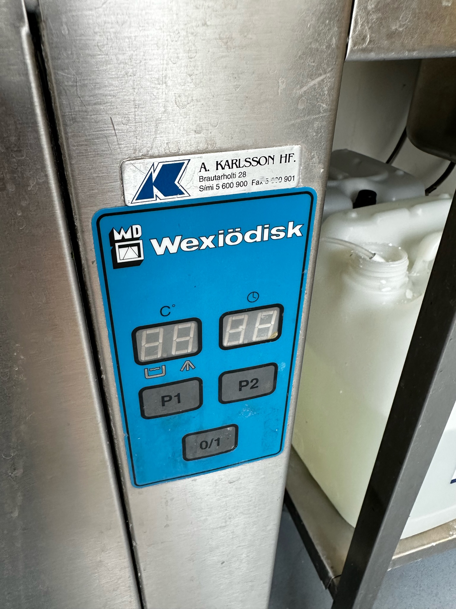 SELT / SOLD - Wexiödisk WD 6E húddvél - uppþvottavél 5