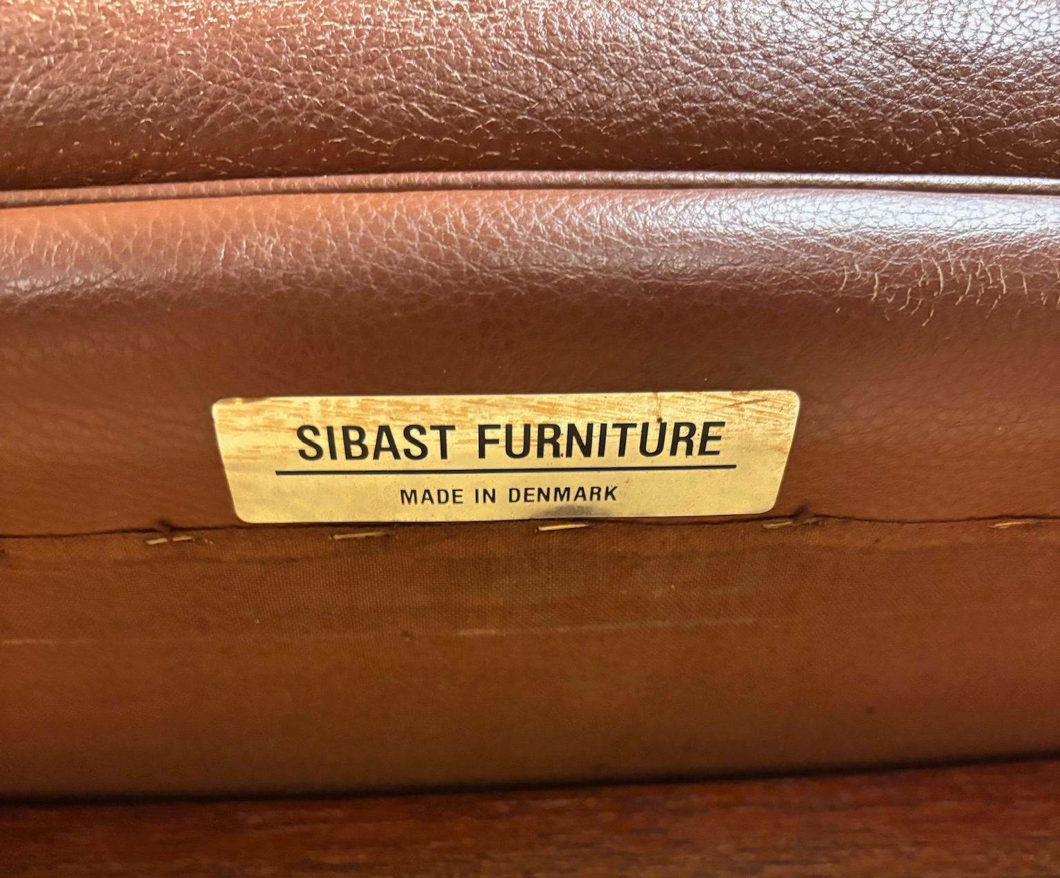 SELT / SOLD Vodder Sibast hönnunarstóll rósaviður Danmörk, 1960s 7