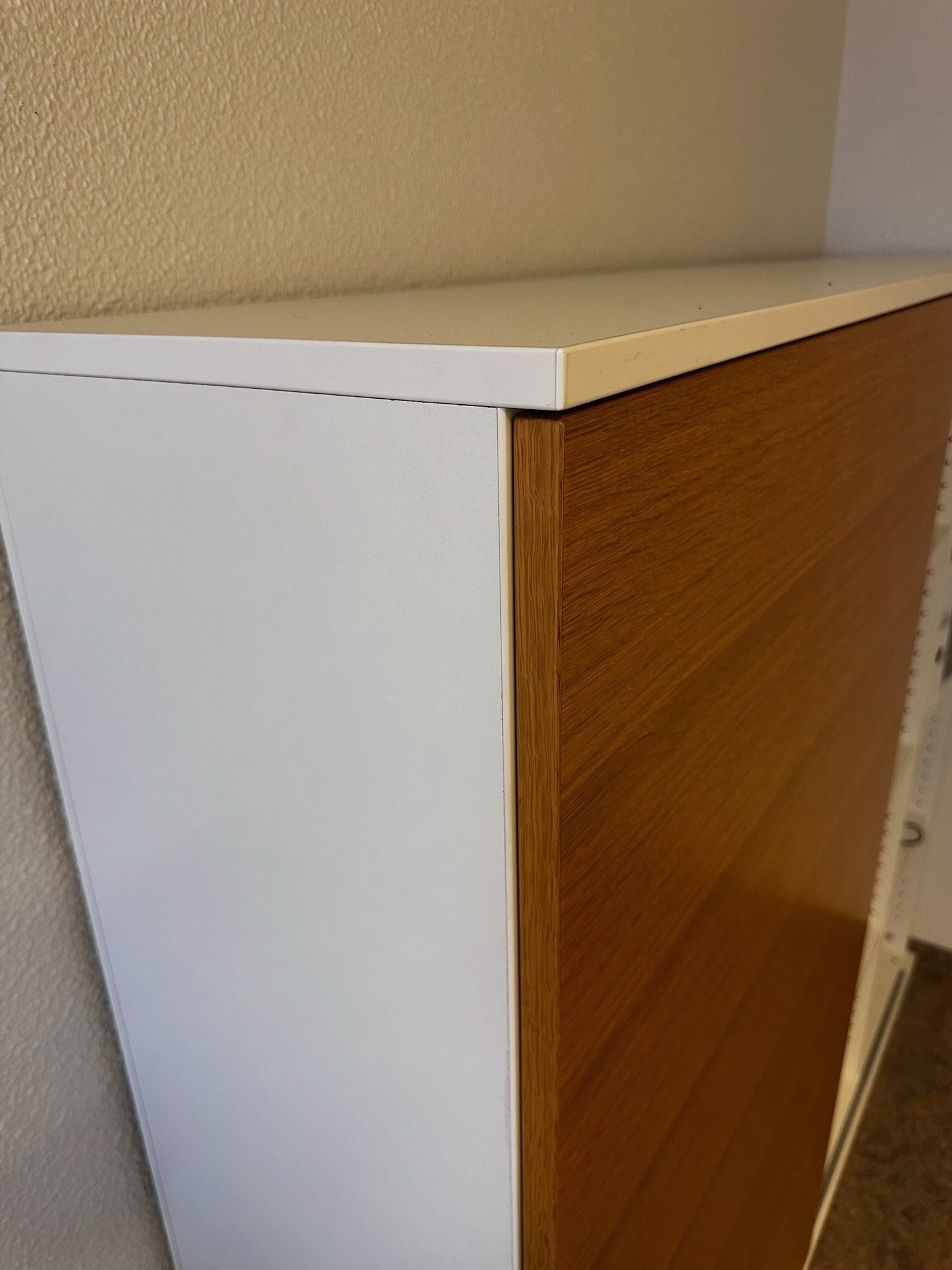 SELT / SOLD IKEA skápur með rennihurðum, L162 x B35 x H143 sm. 7