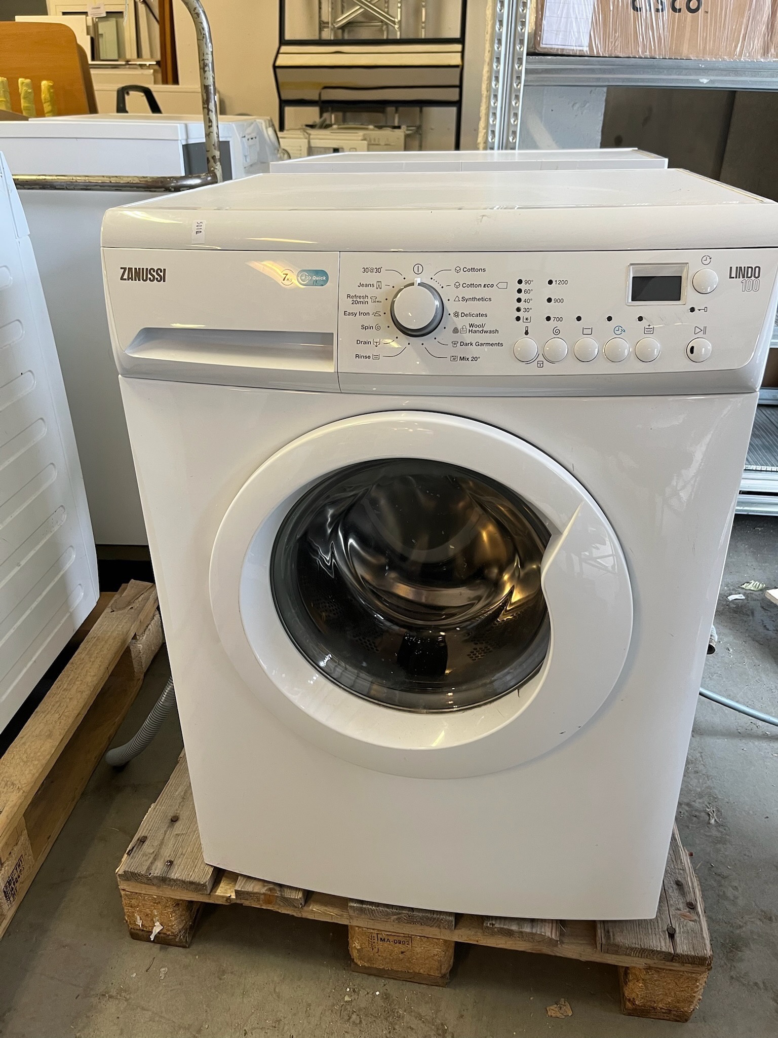 SELT / SOLD Zanussi þvottavél, H85xB60xD60 sm.