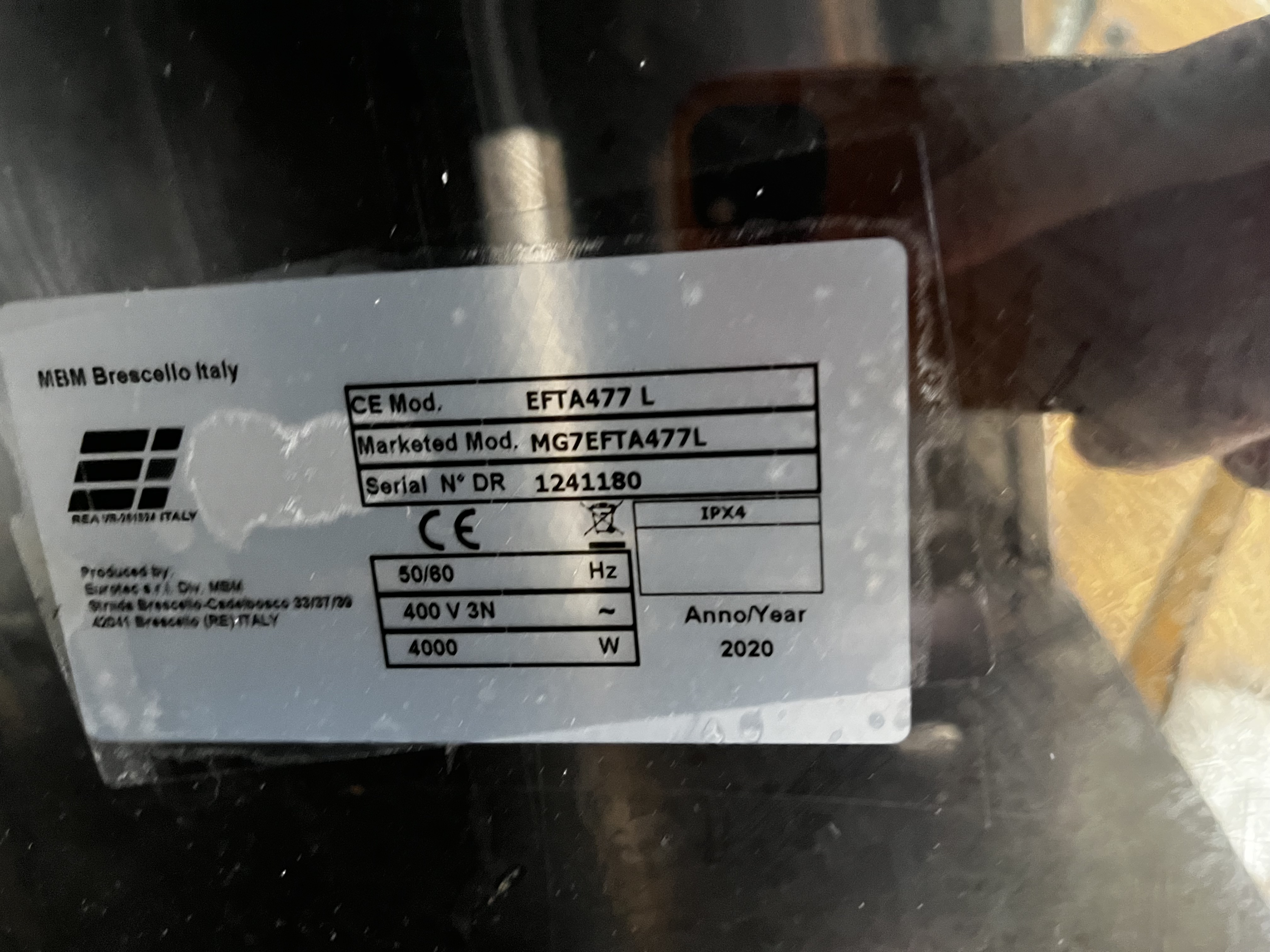 Selt - sold INOXTREND EFTA477 L ofn á stálfótum (2020) 10