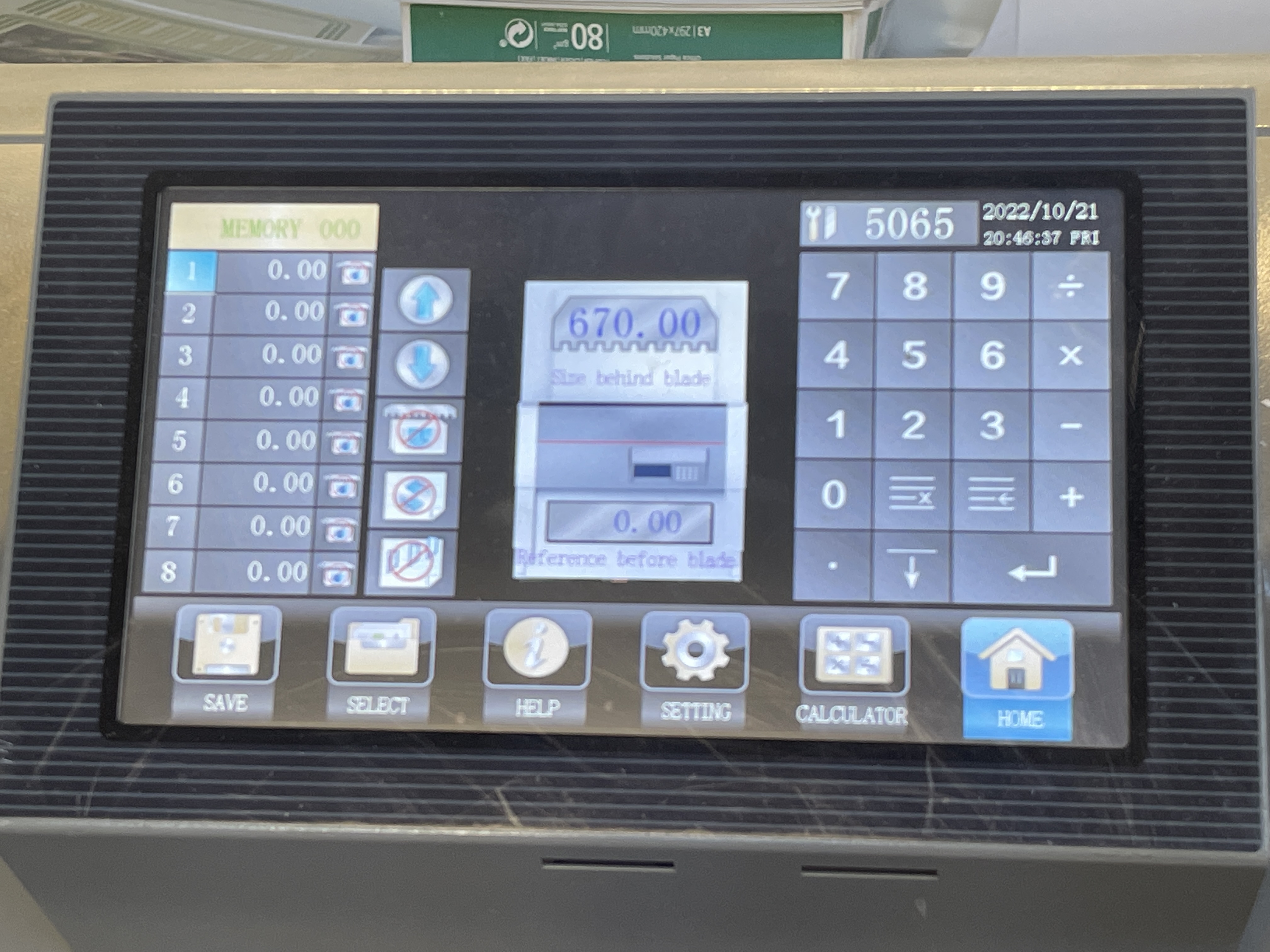 SELT / SOLD Boway hnífur R6709, V9.3 pappirsskeri 4