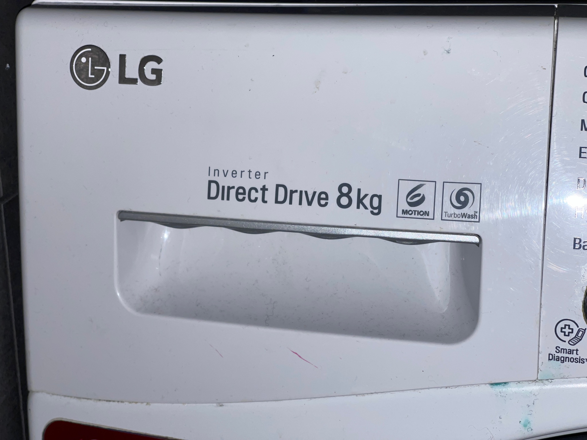 SELT / SOLD -LG 8 kg þvottavél 4 ára 4