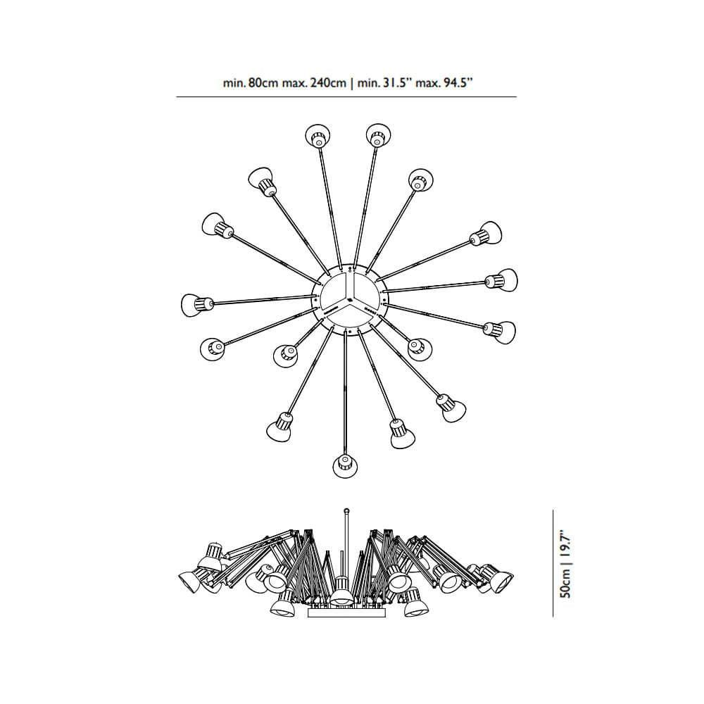 SELT / SOLD Moooi Dear Ingo – hengiljós eftir Ron Gilad (svart) 4