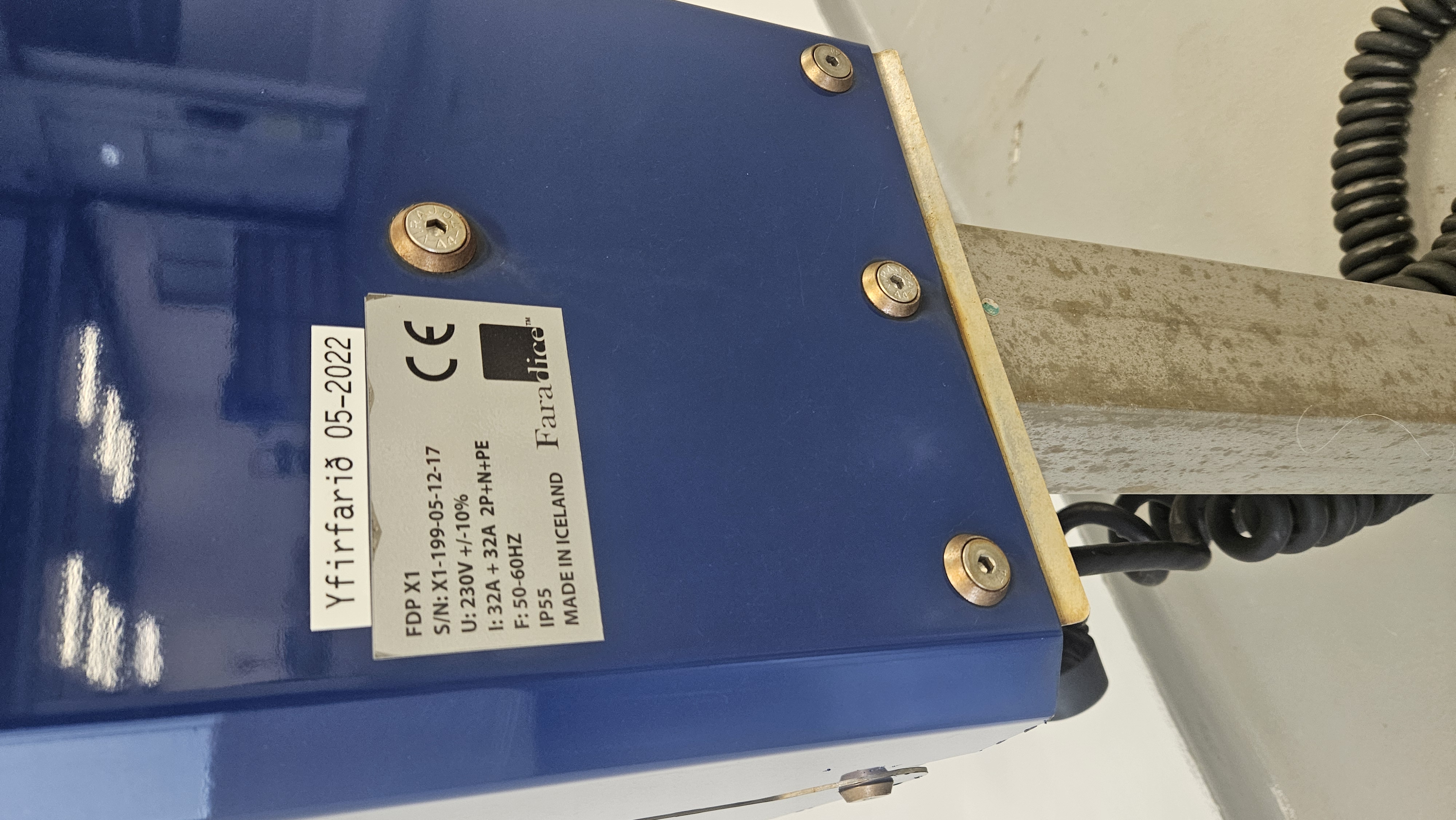 SELT / SOLD Hleðslustöð fyrir tvo bíla 2*22 KW fyrir heimilið eða fyrirtækið 4
