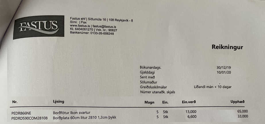 SELT / SOLD - Útihringborð með fellanlegri plötu - 5 stk. 2