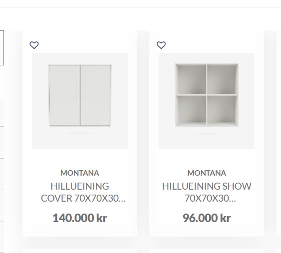SELT / SOLD Montana hillur frá Epal - Peter J. Lassen - hönnuður 9
