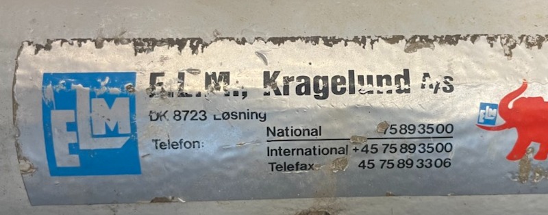 SELT / SOLD - Snúningur E.L.M. Kregelund fyrir gaffallyftara 1.6 tonn. 4